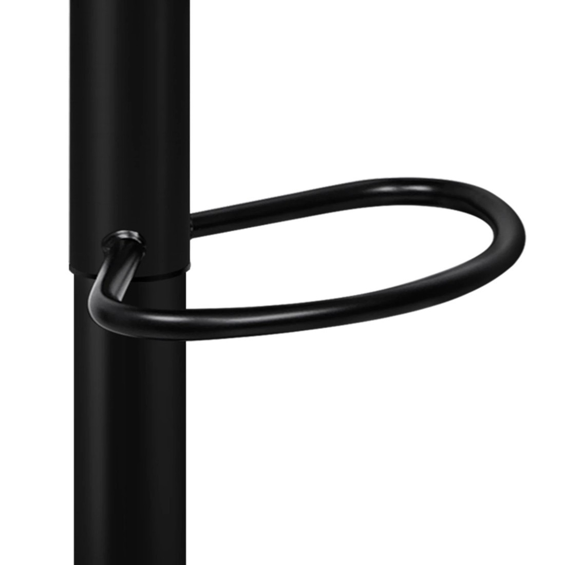 5 Alfordson 4x Bar Stools Gas Lift Leather Bar Chairs Kitchen Swivel - Black, 5 of 9