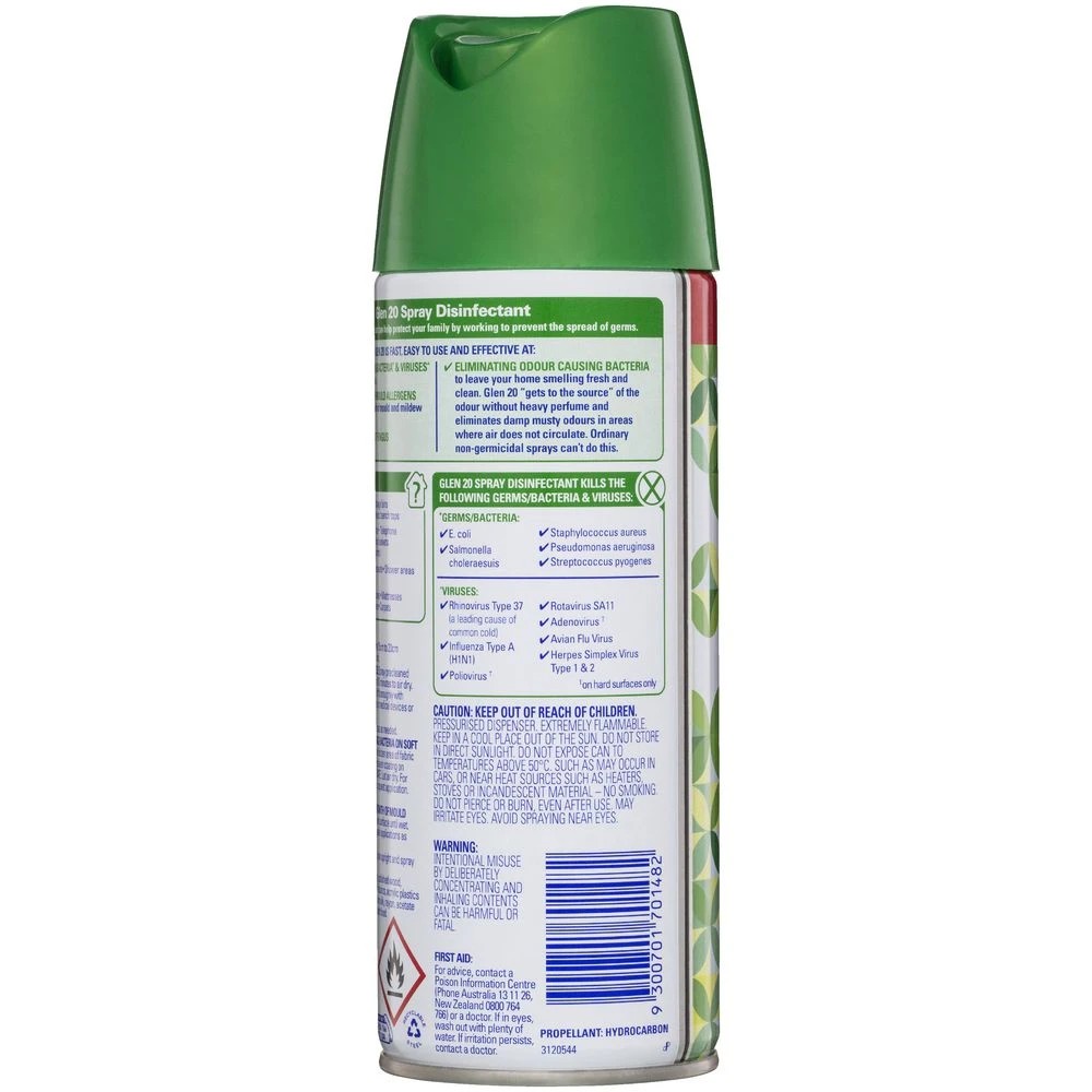 3 Glen 20 Disinfectant Spray 300g Summer Garden, 3 of 3