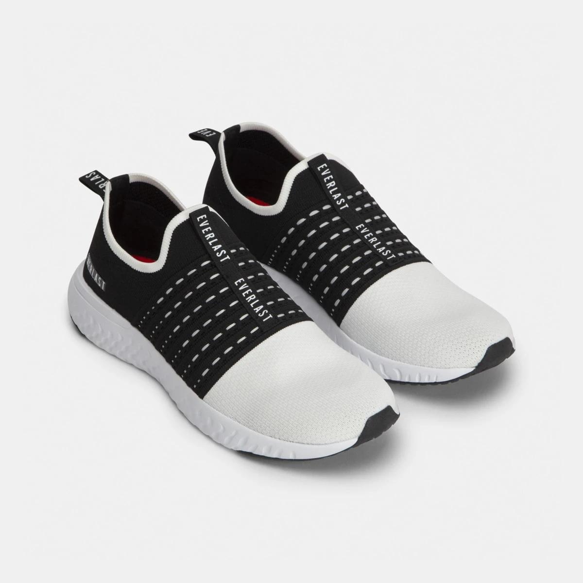 4 Everlast Mens LaGuardia Sneakers BLACK WHITE, 4 of 5