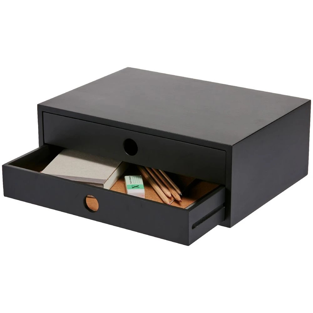 6 Otto Landscape 2 Drawer Cabinet Black, 6 of 8