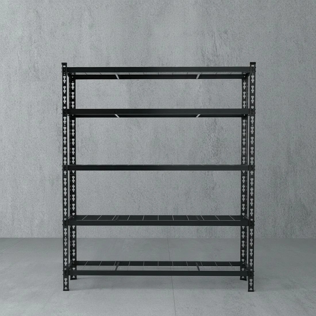 5 1.8MX1.2M Giantz Garage Shelving Warehouse Rack - Black, 5 of 6