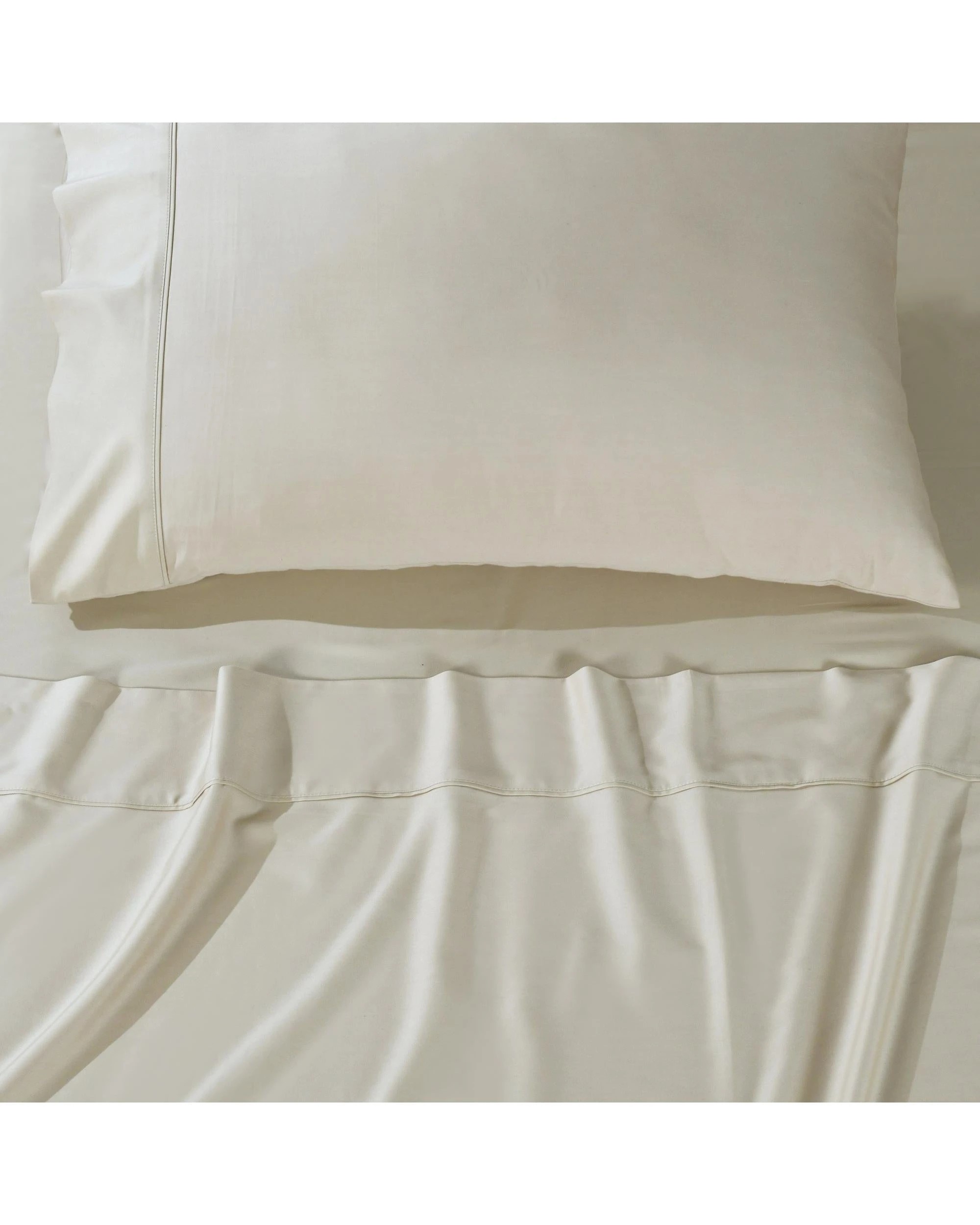8 Bianca Bedding Rosebank 500 TC Bamboo/Cotton Sateen Mega Sheet Set, King, Sand - Beige, 8 of 10