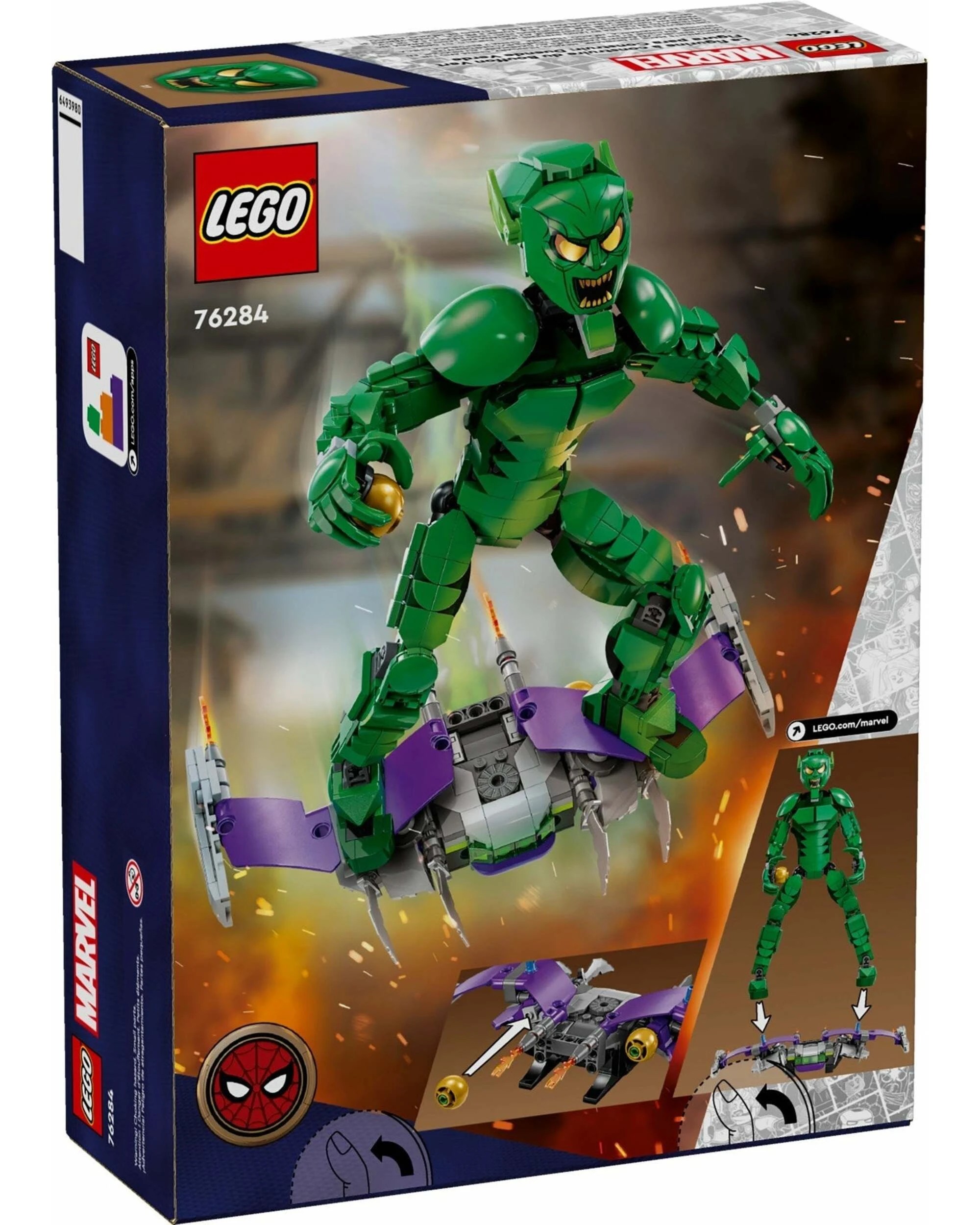 4 LEGO Marvel 76284 Green Goblin Construction Figure, 4 of 5