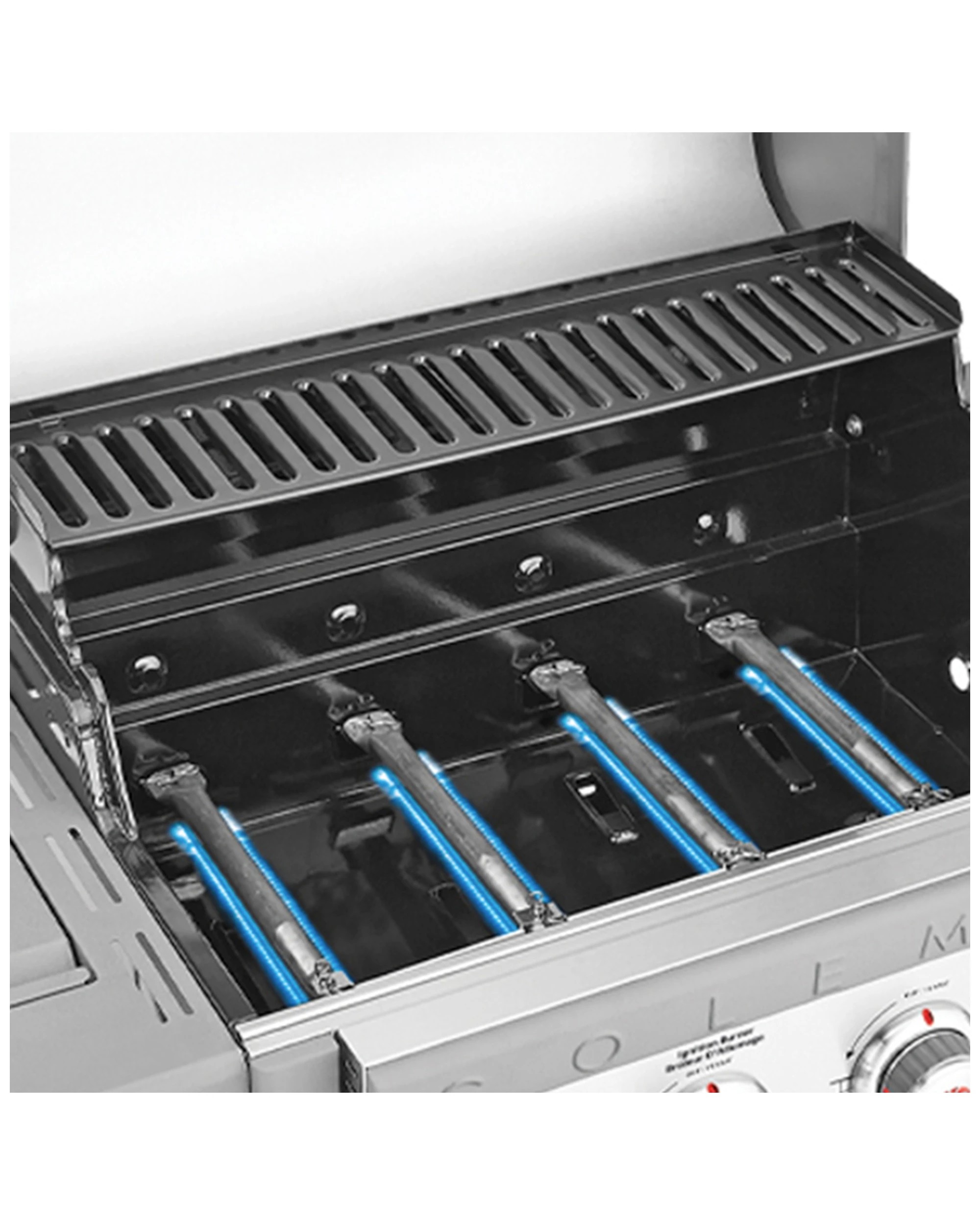 9 Coleman Revolution 4 Burner BBQ With Side Burner Instastart Ignition ULPG Gas - Black, 9 of 9