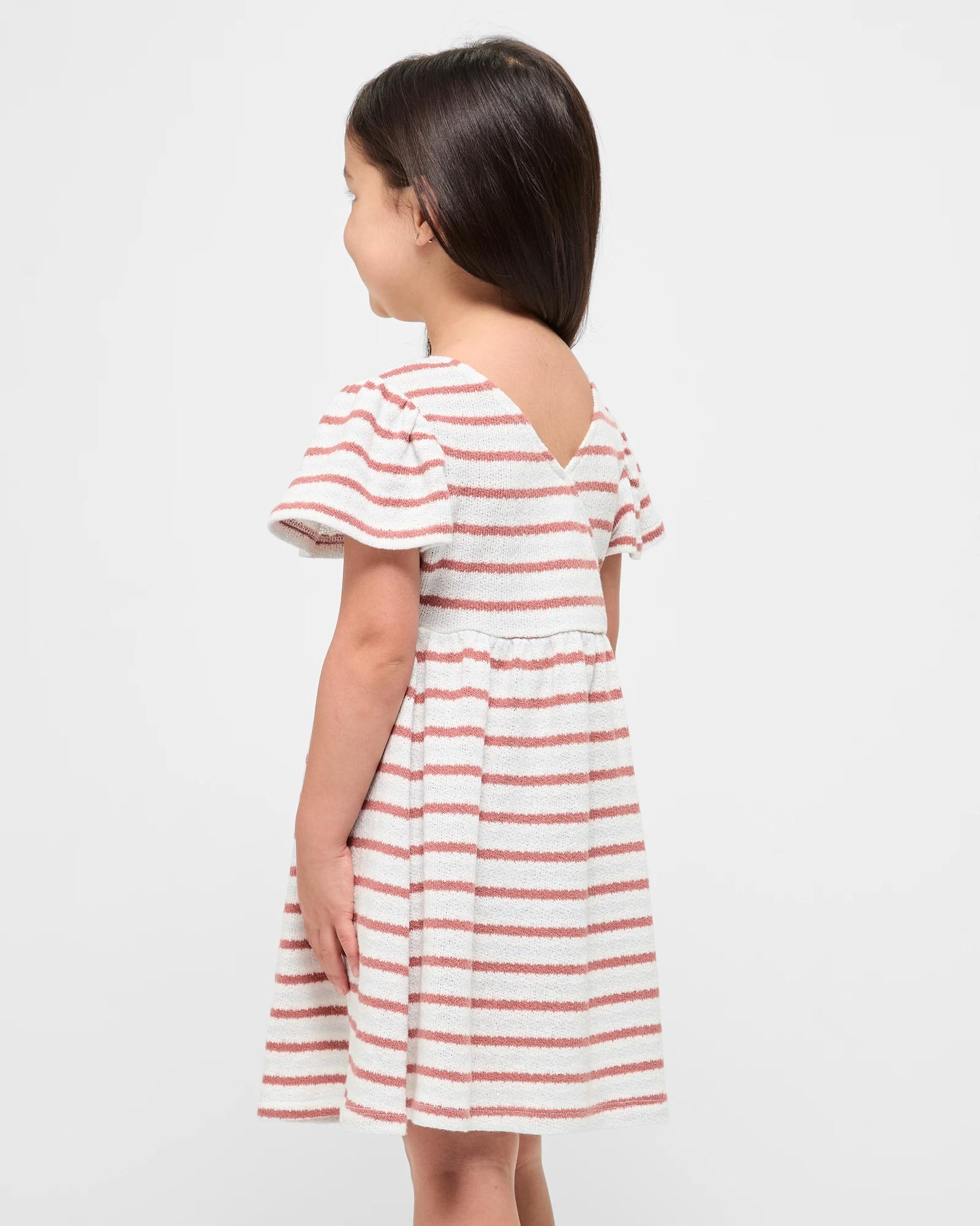 3 Target Australian Cotton Blend Textured Knit Dress STRIPE, 3 of 5