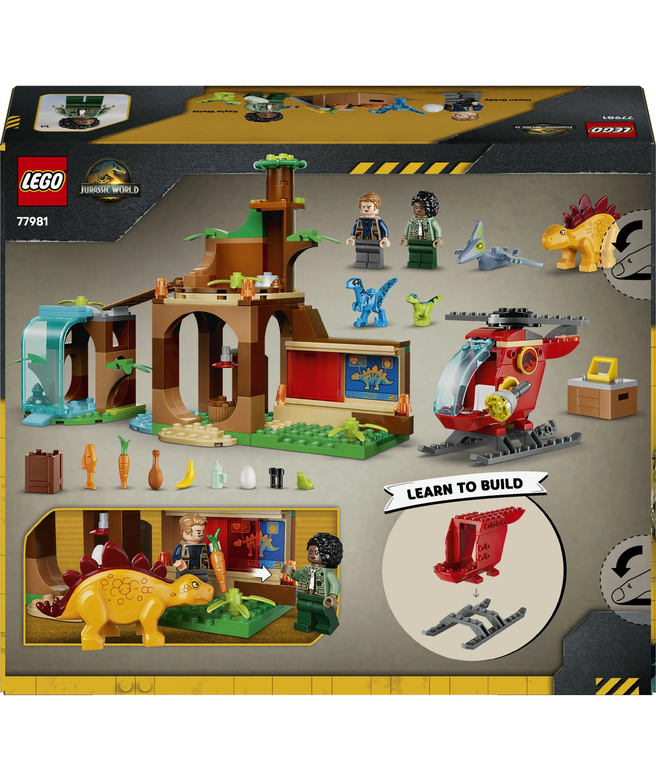 10 LEGO Jurassic World Velociraptor, Stegosaurus & Pteranodon Rescue 77981, 10 of 10