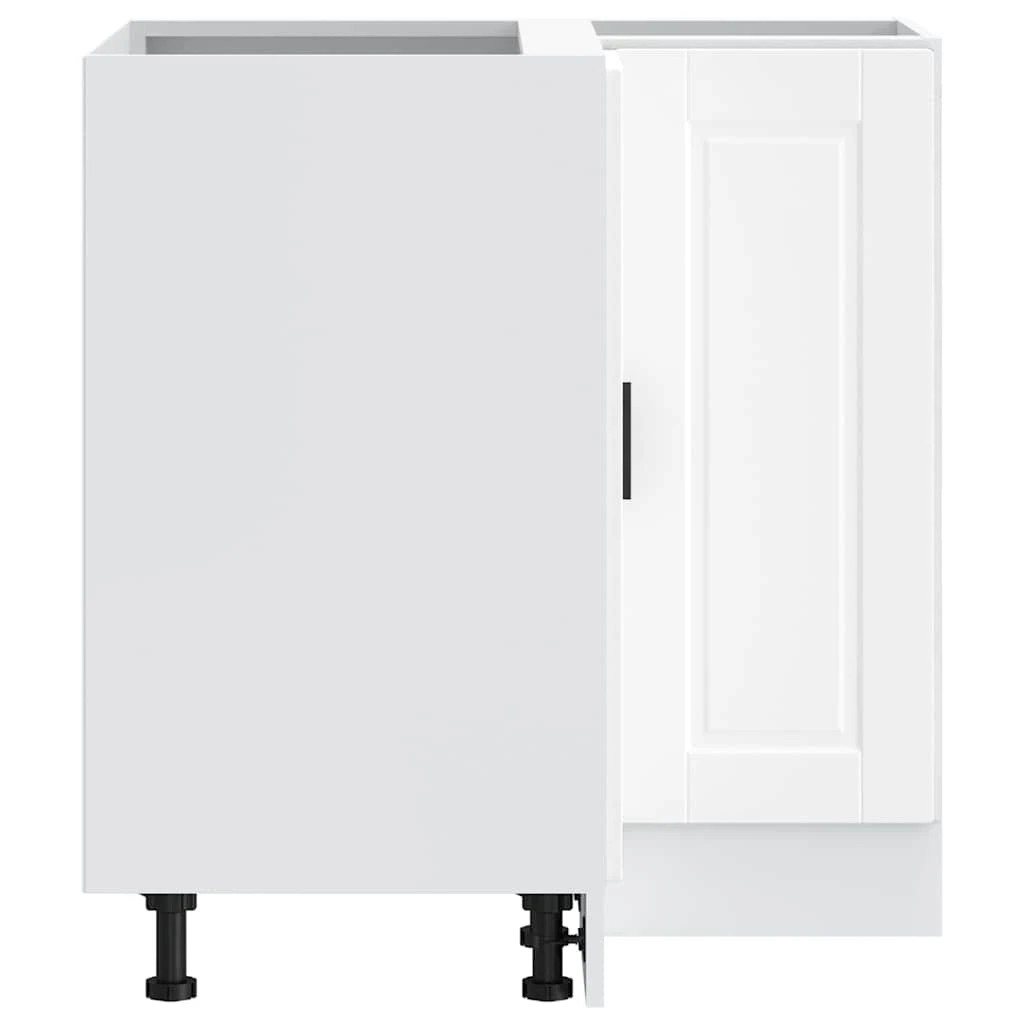 7 vidaXL Wooden Dishwasher Panel Adjustable Feet - White, 7 of 10