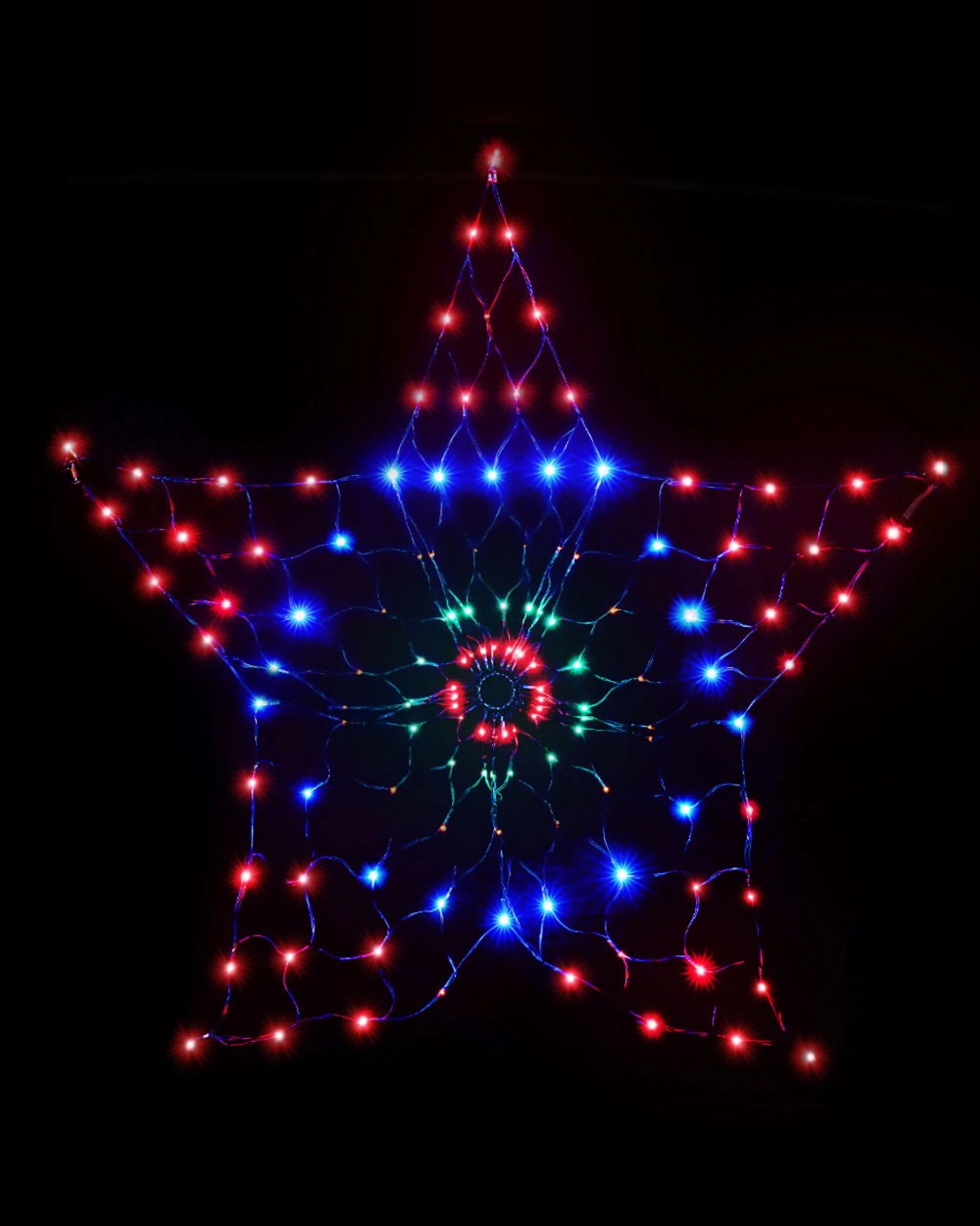 1 Jingle Jollys Christmas Lights 130cm Snow 130 Led Decorations Led String Lights Indoor Outdoor Weather Resistant - Multi, 1 of 8