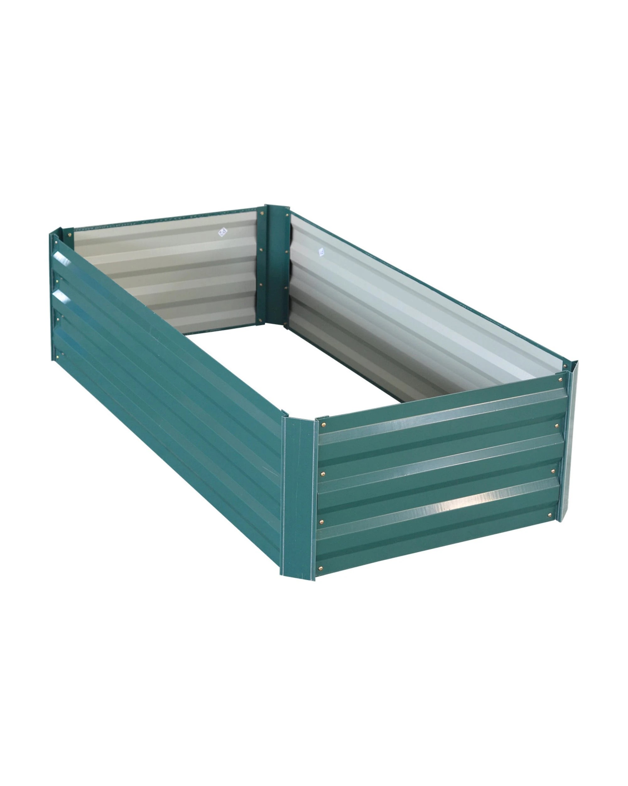 5 Wallaroo Galvanized Steel Raised Garden Bed 120 x 60 x 30cm Plants Vegetables Herbs Flowers - Green, 5 of 6