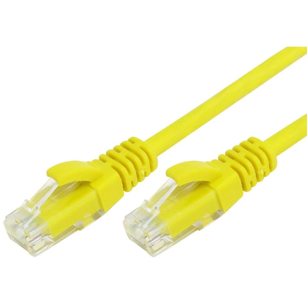 1 Comsol RJ45 Cat 6 Patch Cable 5m Yellow, 1 of 1