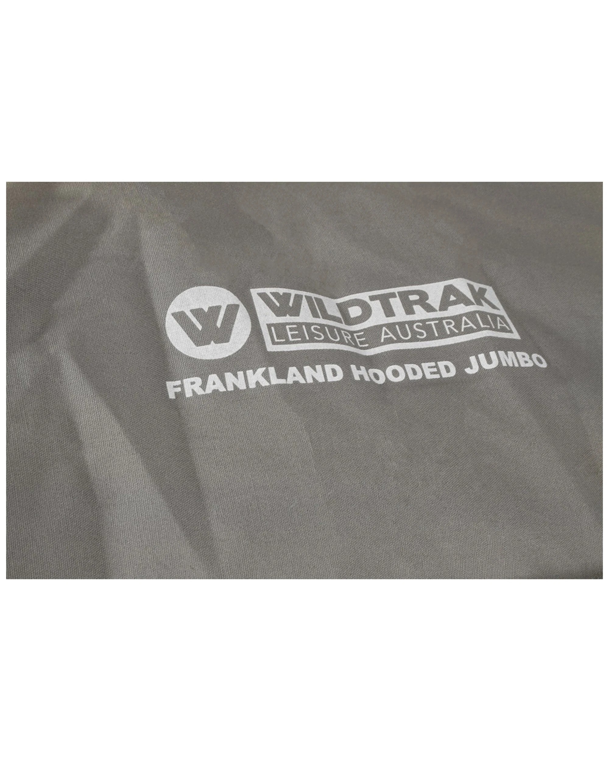 5 Wildtrak Frankland Hooded Jumbo Sleeping Bag -7C Cotton Canvas - Grey, 5 of 5