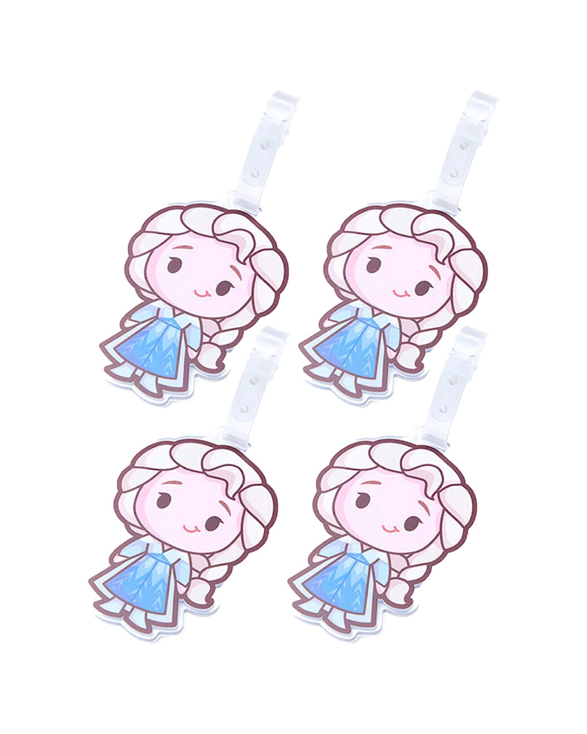 1 Disney 4Pk Luggage Tag Suitcase Identity Label Durable Design - Frozen - Multi, 1 of 3