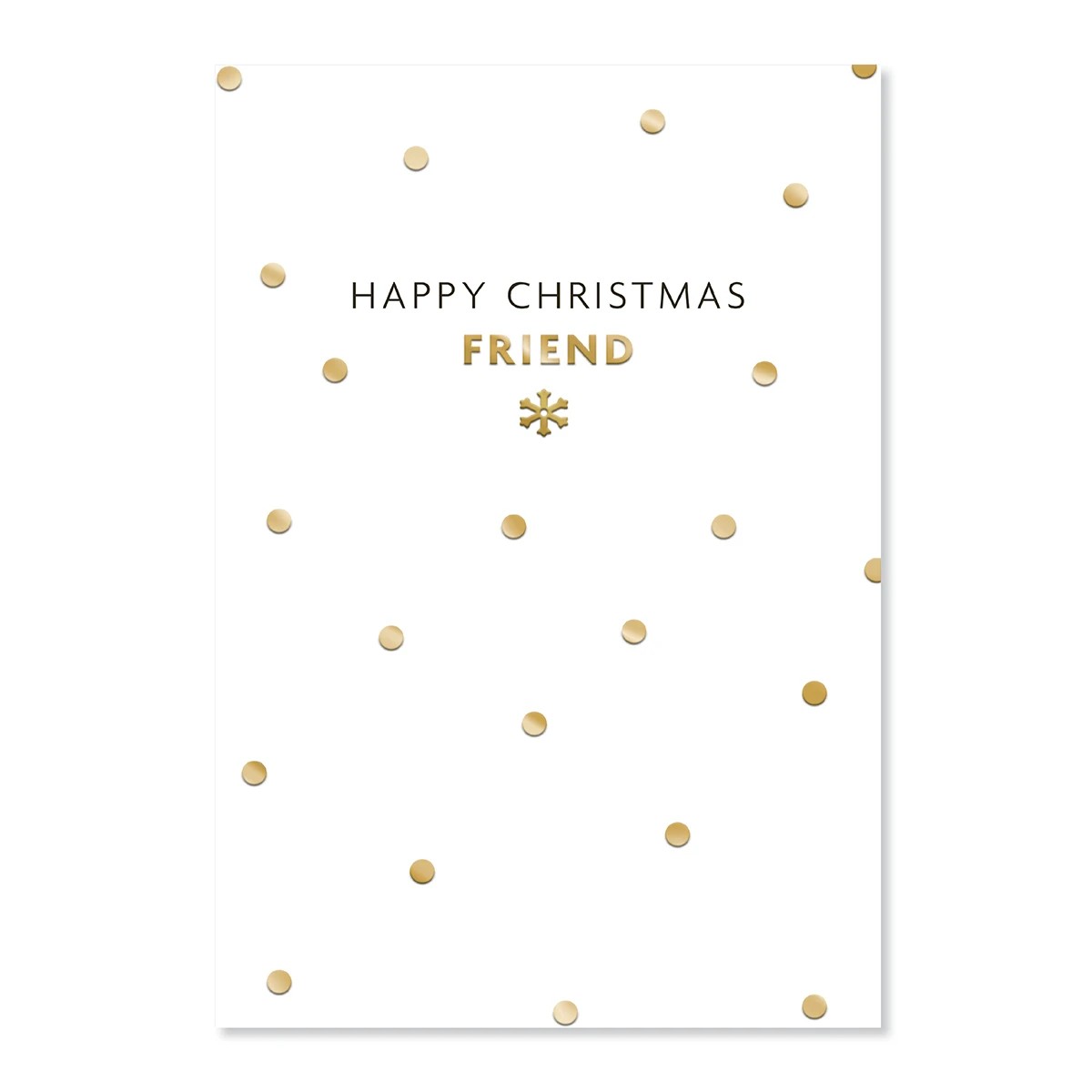 2 Hallmark Christmas Card - Happy Christmas Friend, 2 of 2