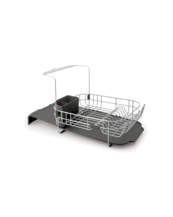 KitchenAid Stainless Steel Expandable Dish Rack - Grey