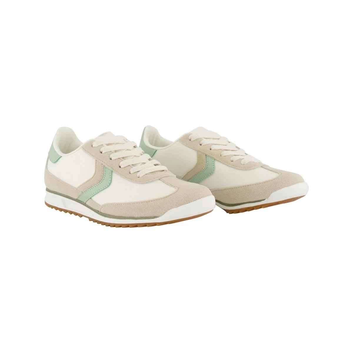 2 Retro Nylon Sneakers CREAM, 2 of 5