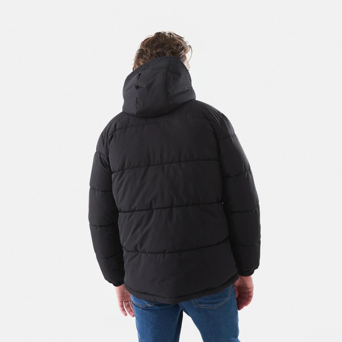 4 Hooded Puffer Jacket Black, 4 of 6
