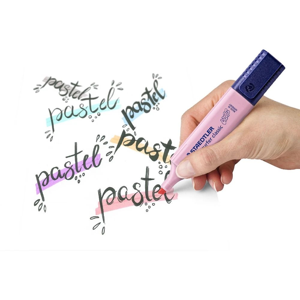 5 Staedtler Textsurfer Classic Highlighters Pastel 4 Pack, 5 of 7