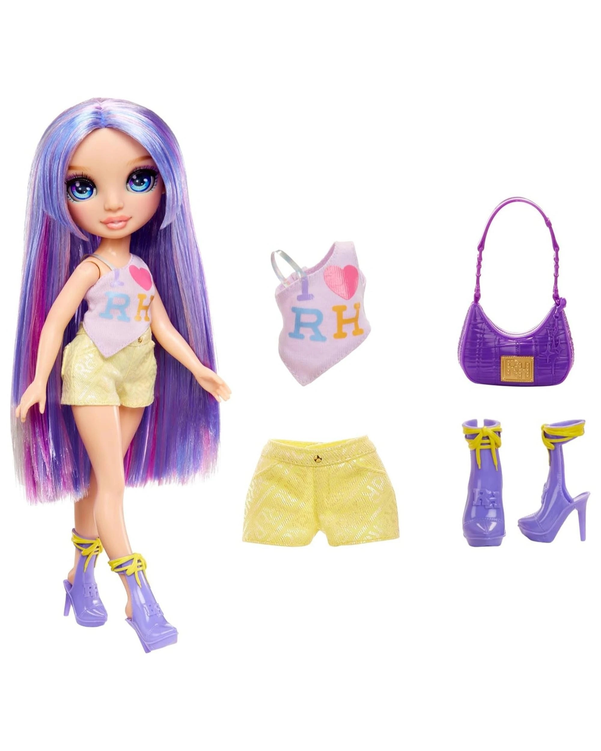 2 Rainbow High My Fashion Style Violet Willow Doll, 2 of 6