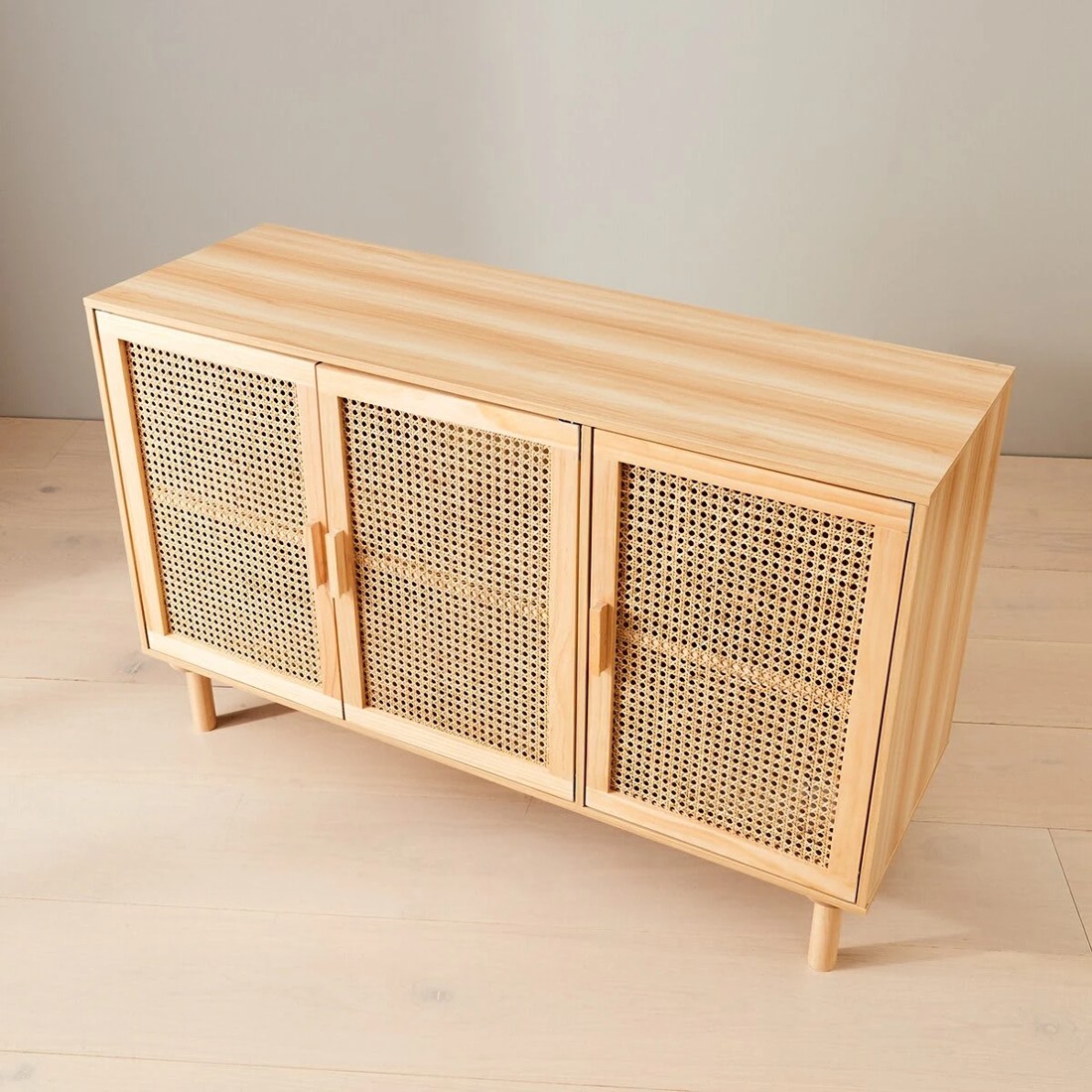 3 Rattan Sideboard with Adjustable Shelves, 3 of 9