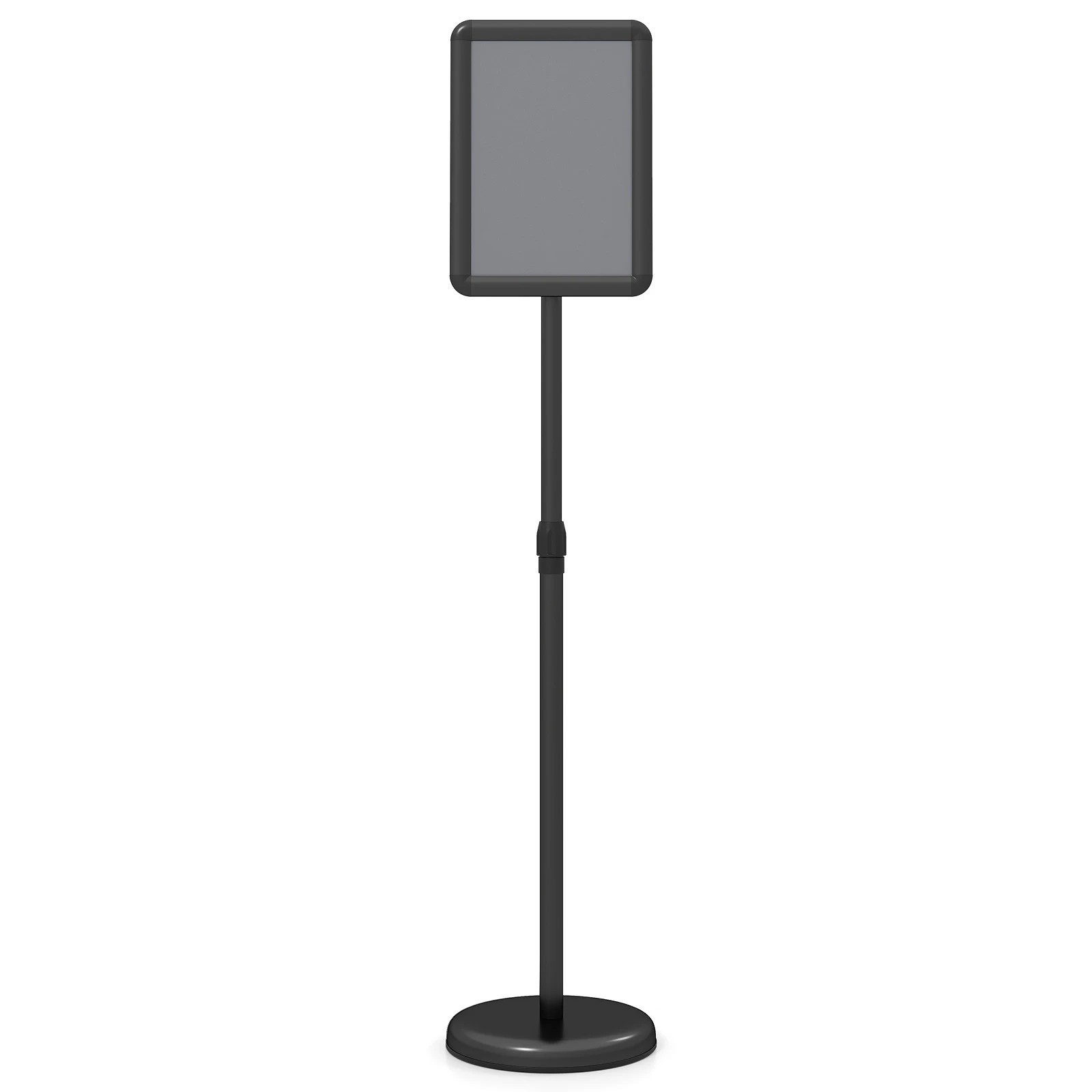 1 Costway A4 Sign Holder Stand Height Adjustable Poster Stand 21 x 30cm - Black, 1 of 5