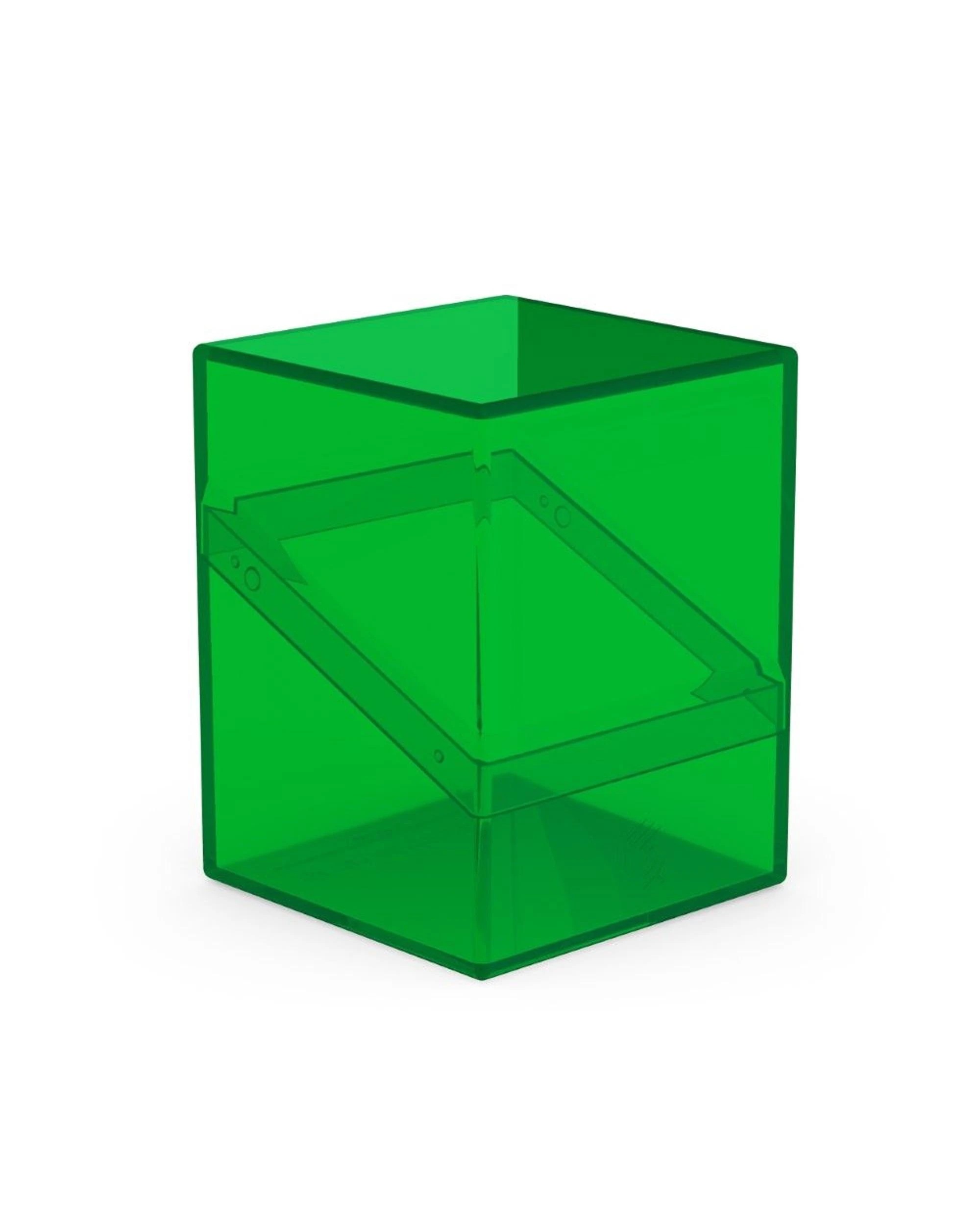 1 Ultimate Guard Boulder 100+ Clear Deck Case - Emerald - Green, 1 of 3