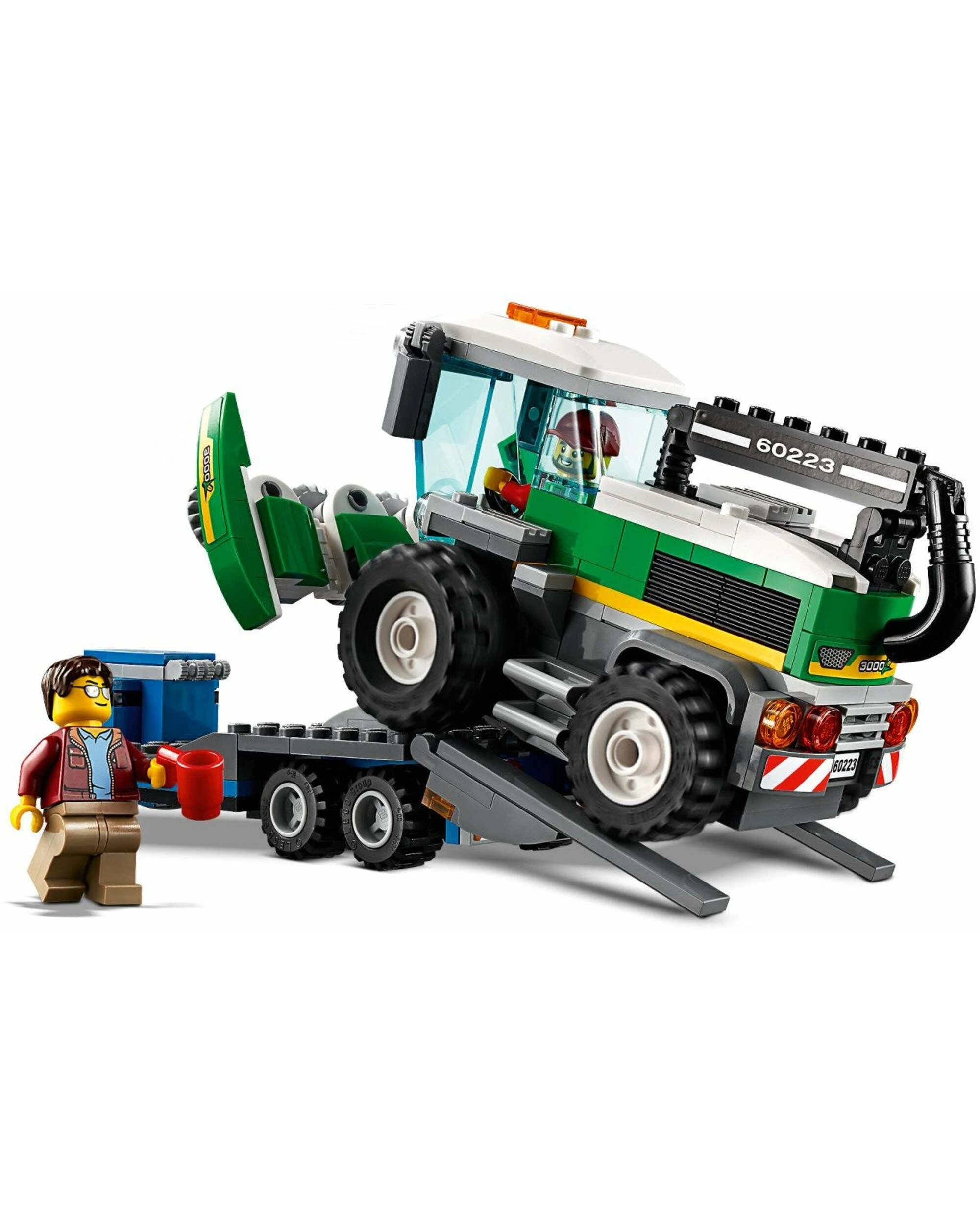 3 LEGO 60223 Harvester Transport: Farm Truck & Combine Toy, 3 of 5