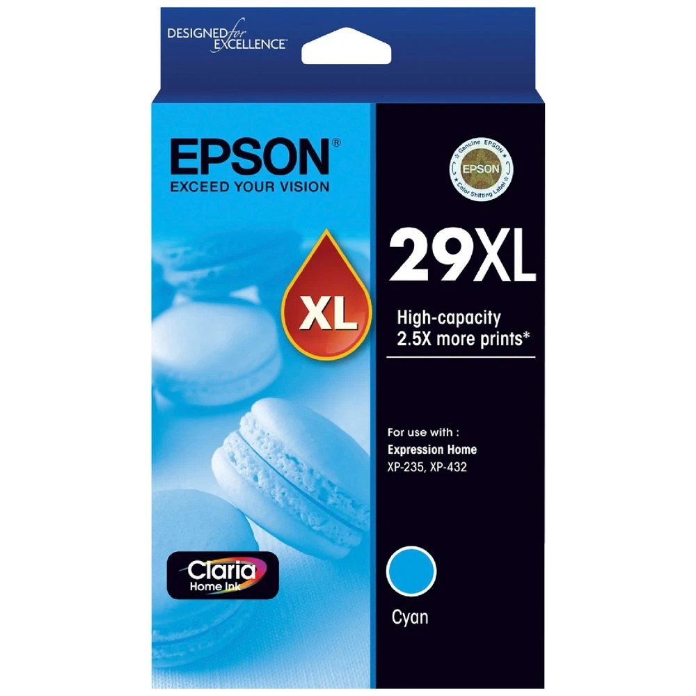 1 Epson 29XL Ink Cartridge Cyan, 1 of 1