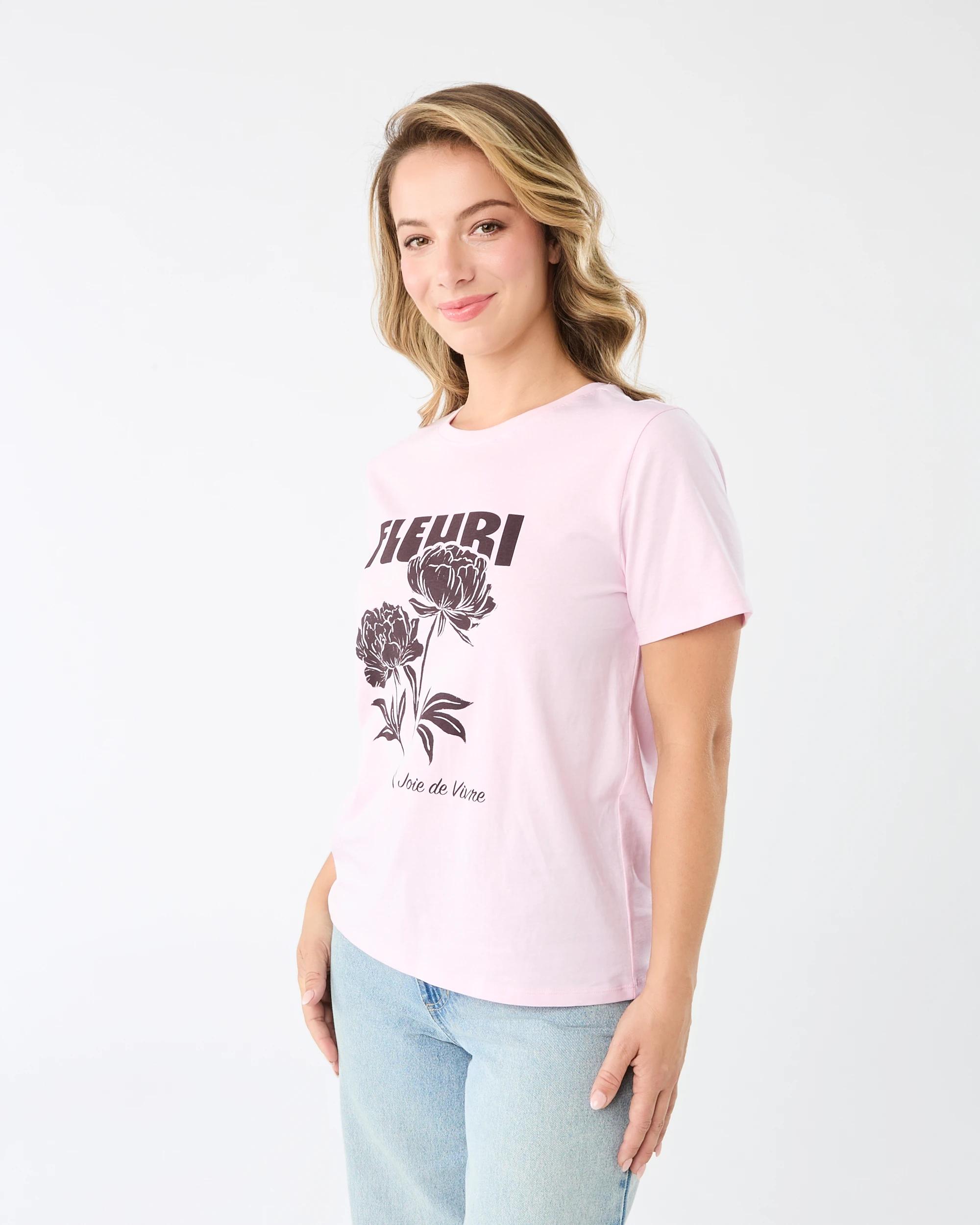 2 Short Sleeve Printed T-shirt Bloom, 2 of 6