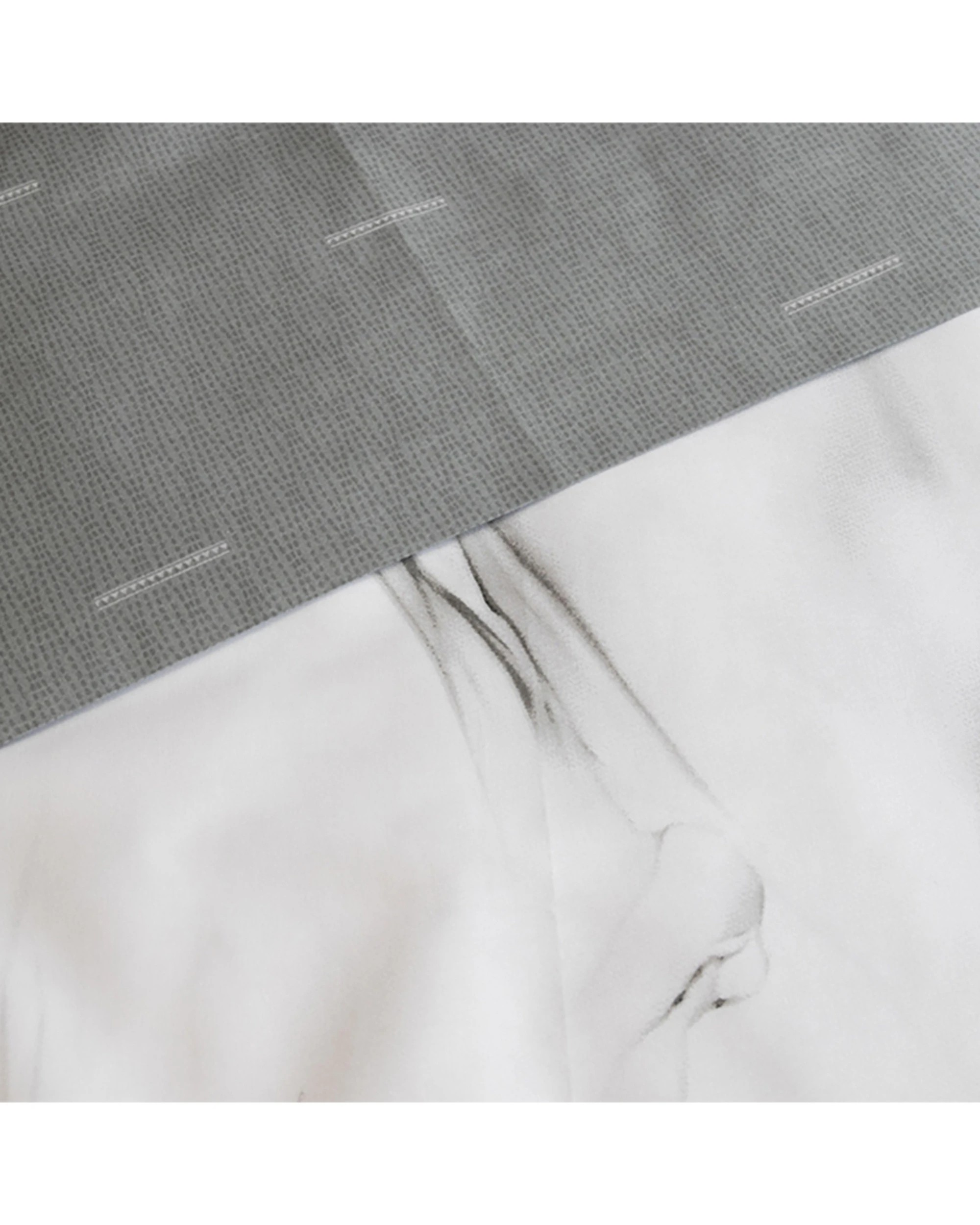 2 Ardor Double Size Vander Cotton Quilt Cover Bedding Set Soft - Grey, 2 of 3