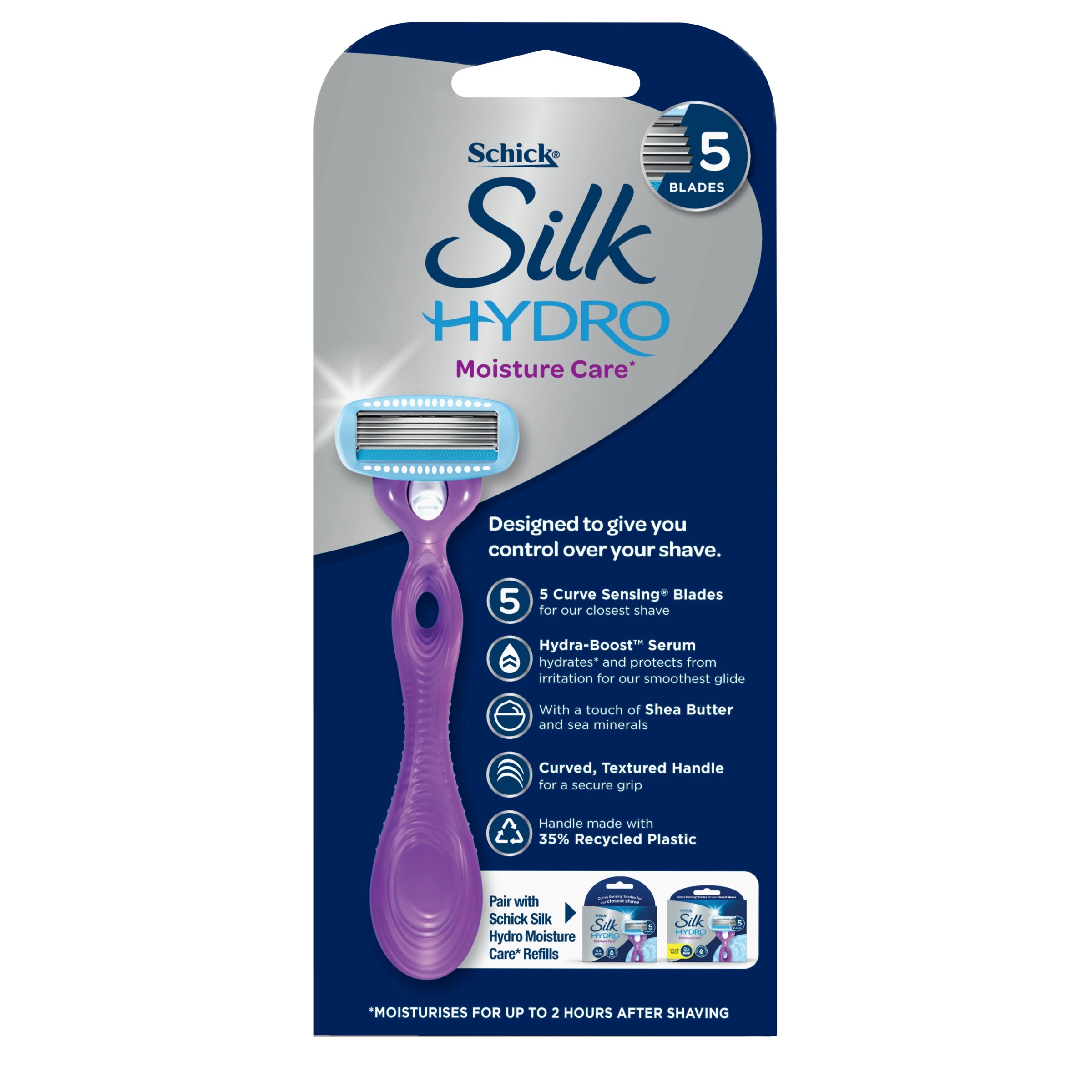 9 Schick Silk Hydro Moisture Care Razor Kit, 9 of 9