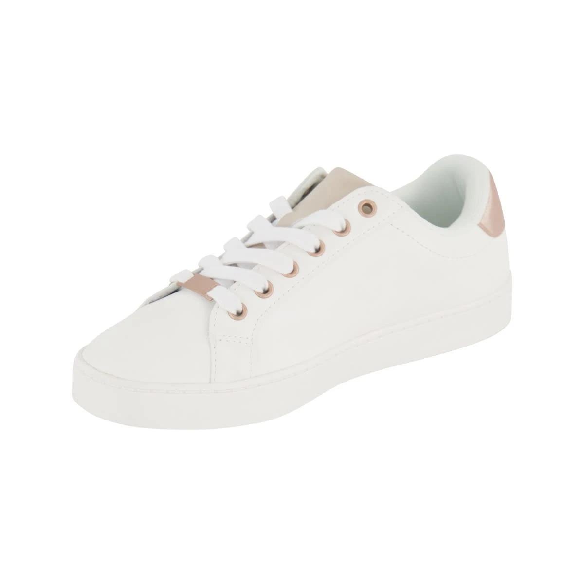 3 Dressy Detail PU Sneakers White, 3 of 5