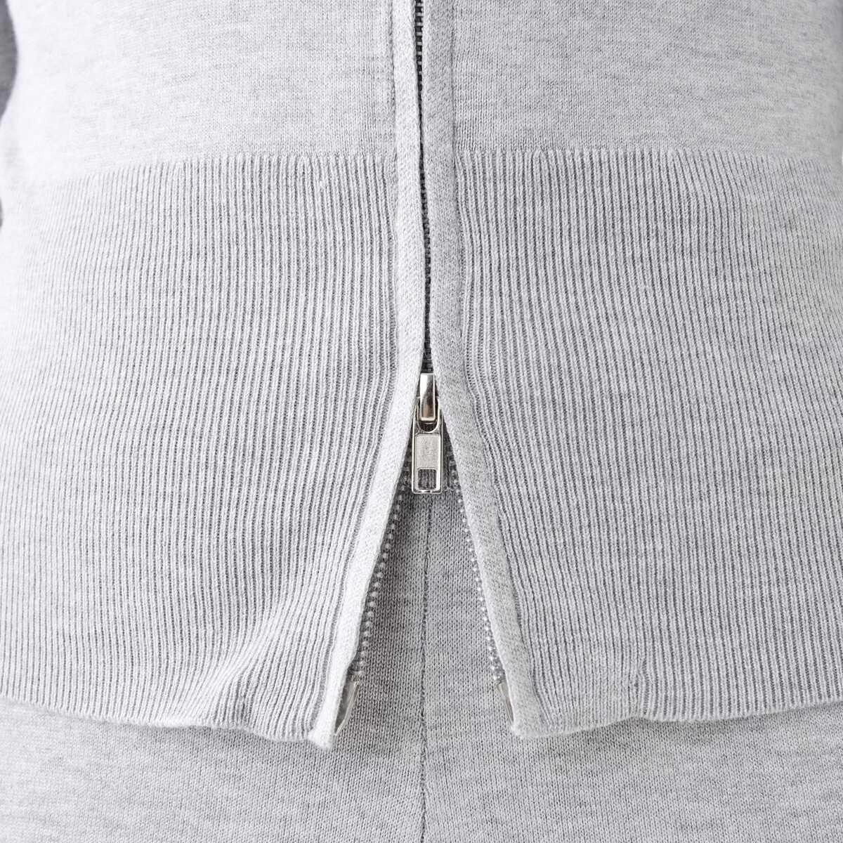 9 Zip Through Cardigan Slvr Marle, 9 of 9