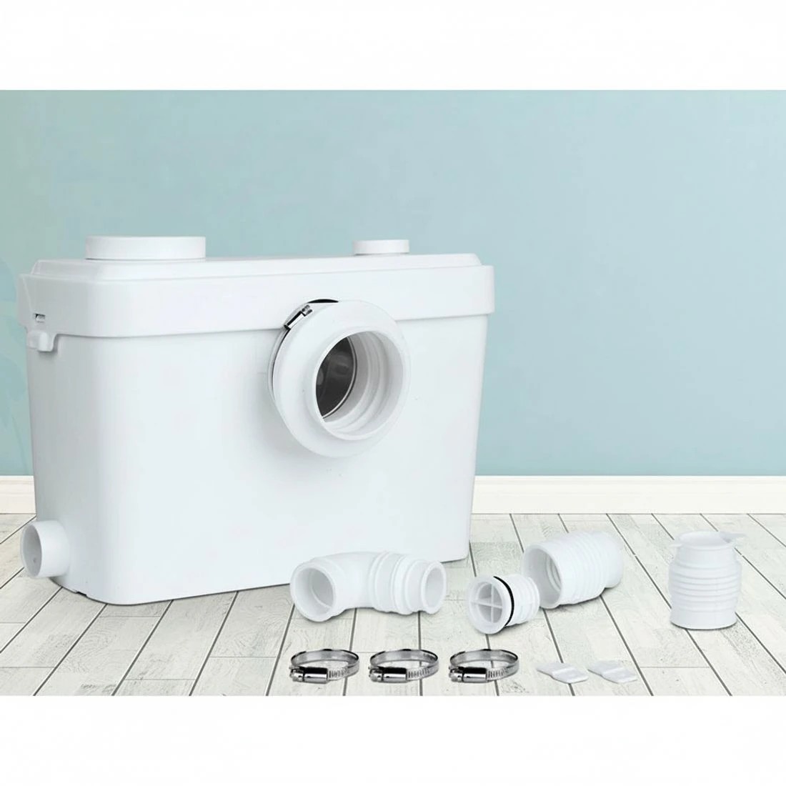 4 Giantz Macerator Sewerage Pump Waste Water Marine Toilet Disposal Unit Laundry - White, 4 of 7