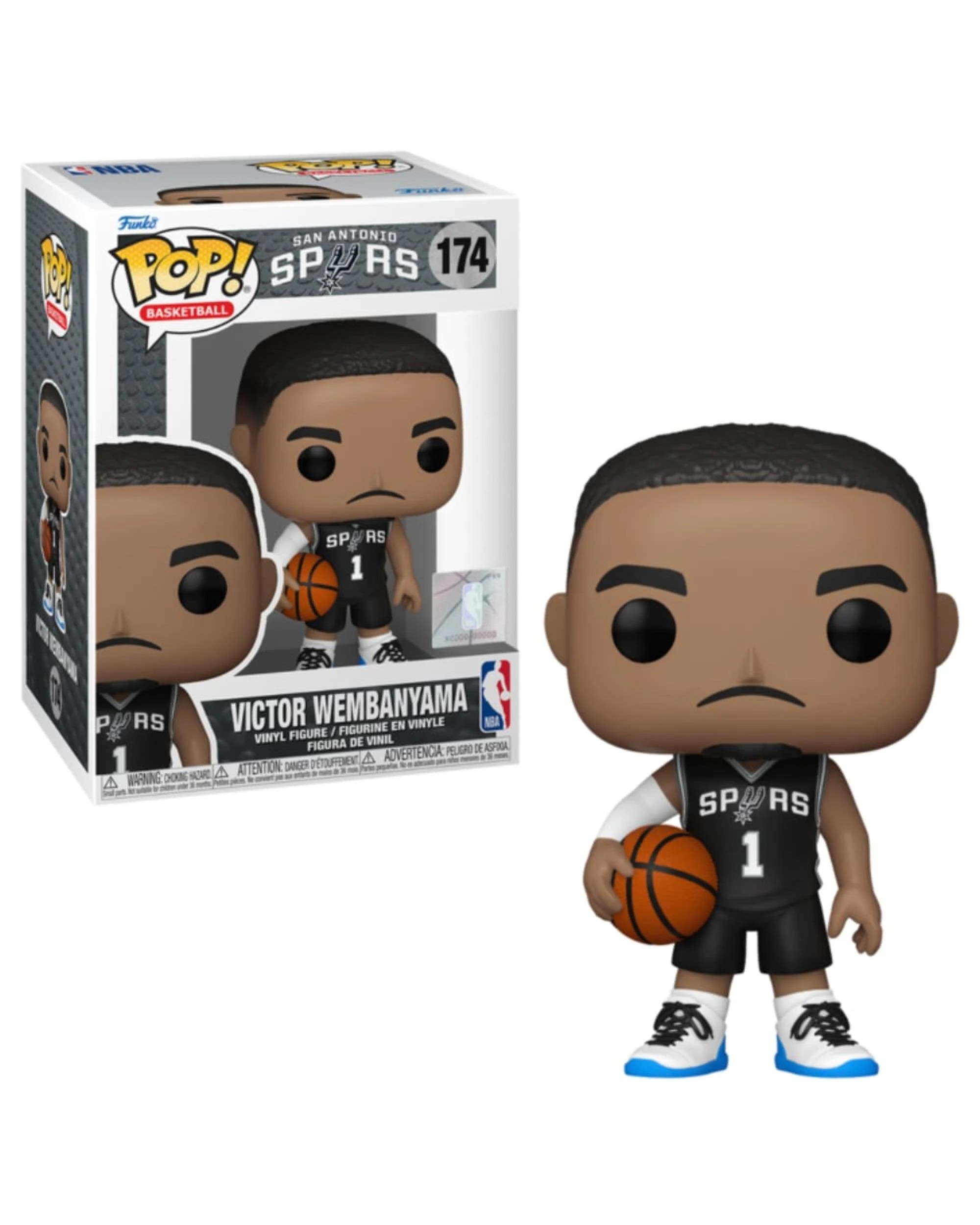 1 NBA Basketball San Antonio Spurs Victor Wembanyama Funko POP! Vinyl, 1 of 1