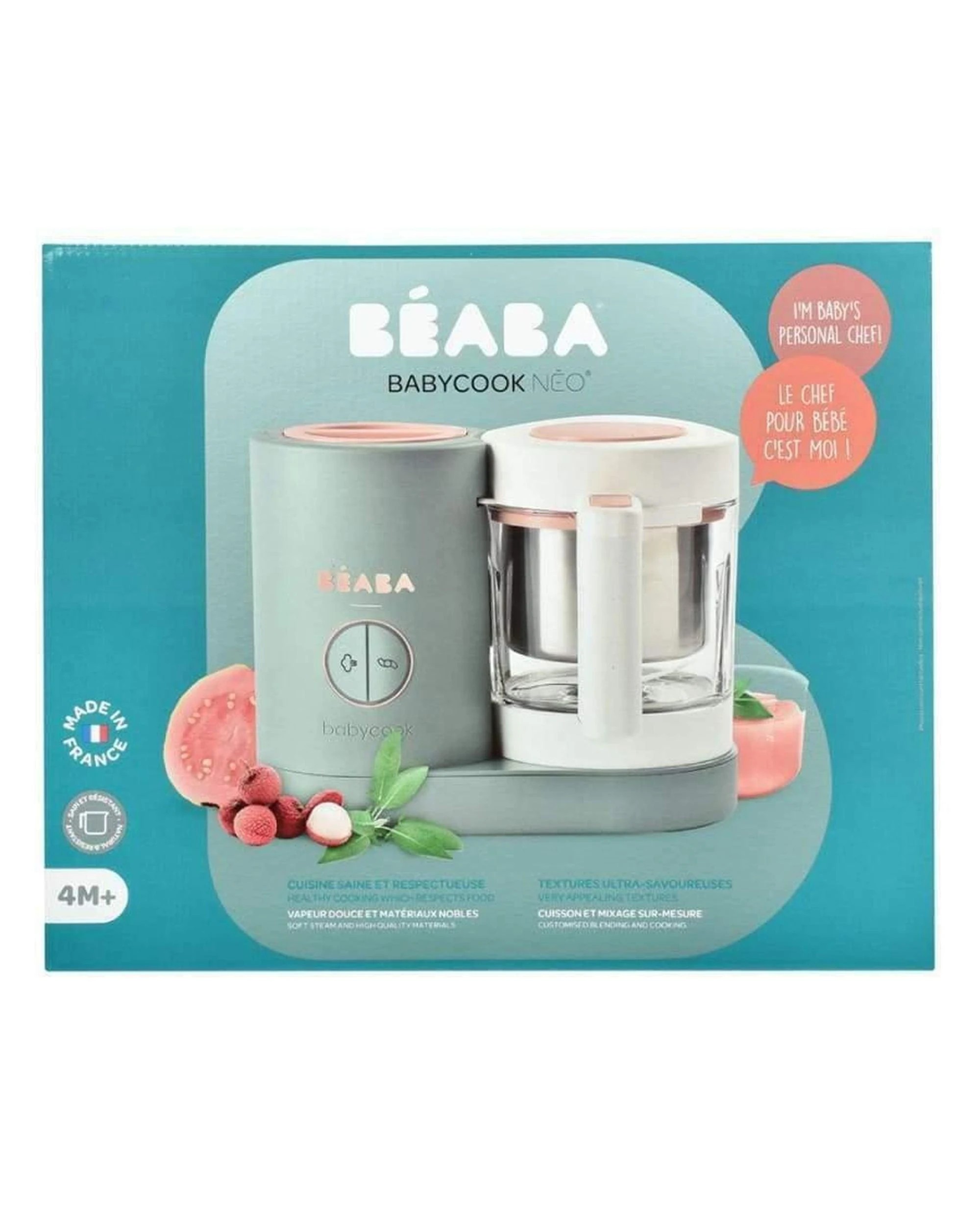 8 Beaba Babycook Neo Baby Food Processor Steam Cook Blend  Eucalyptus, 8 of 8