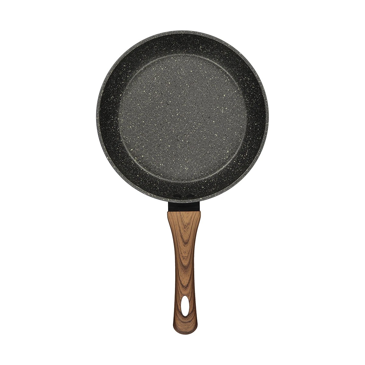 3 24cm Aluminium 4 Layer Non-Stick Frypan - Wood Look, 3 of 4