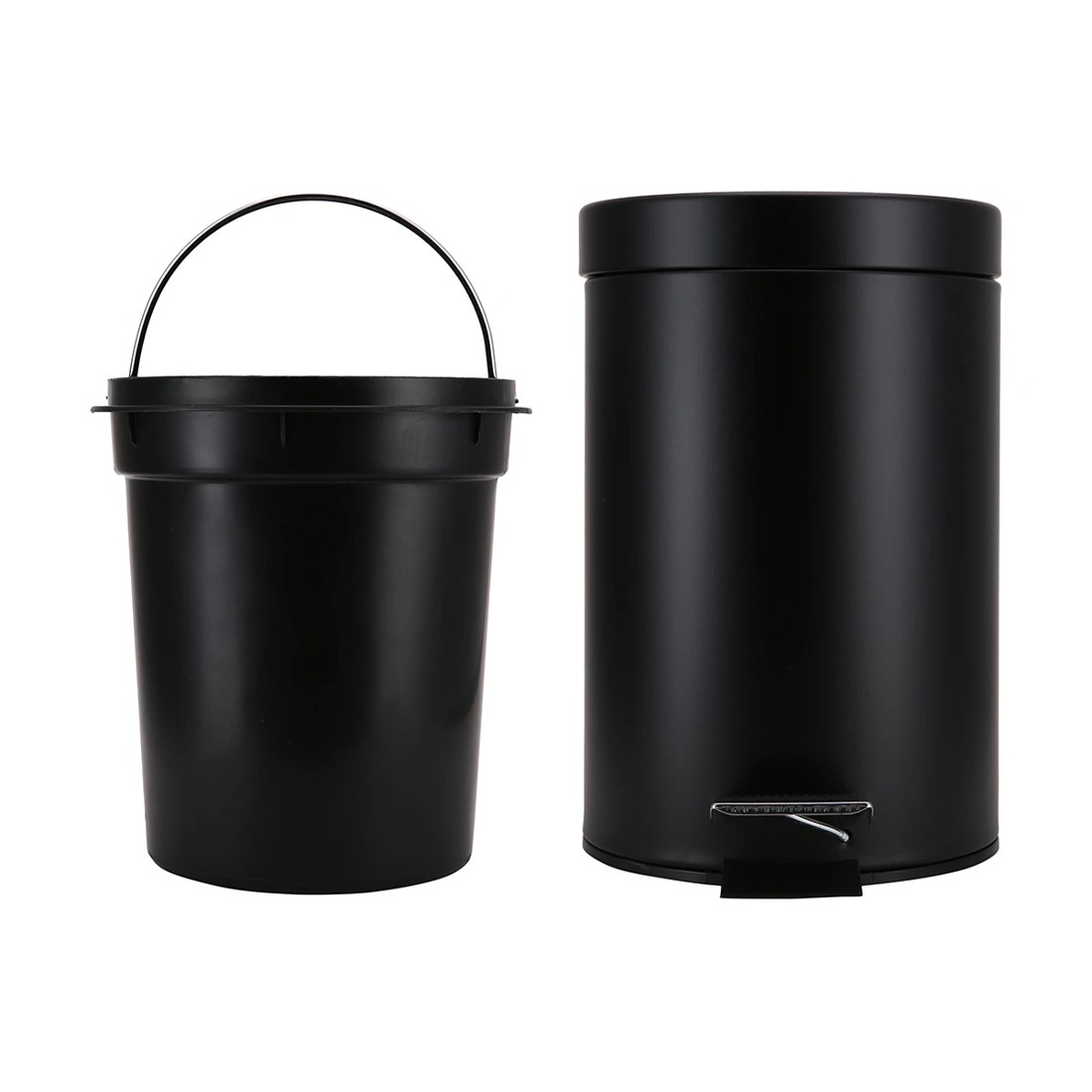 3 3L Rubbish Bin - Black, 3 of 4