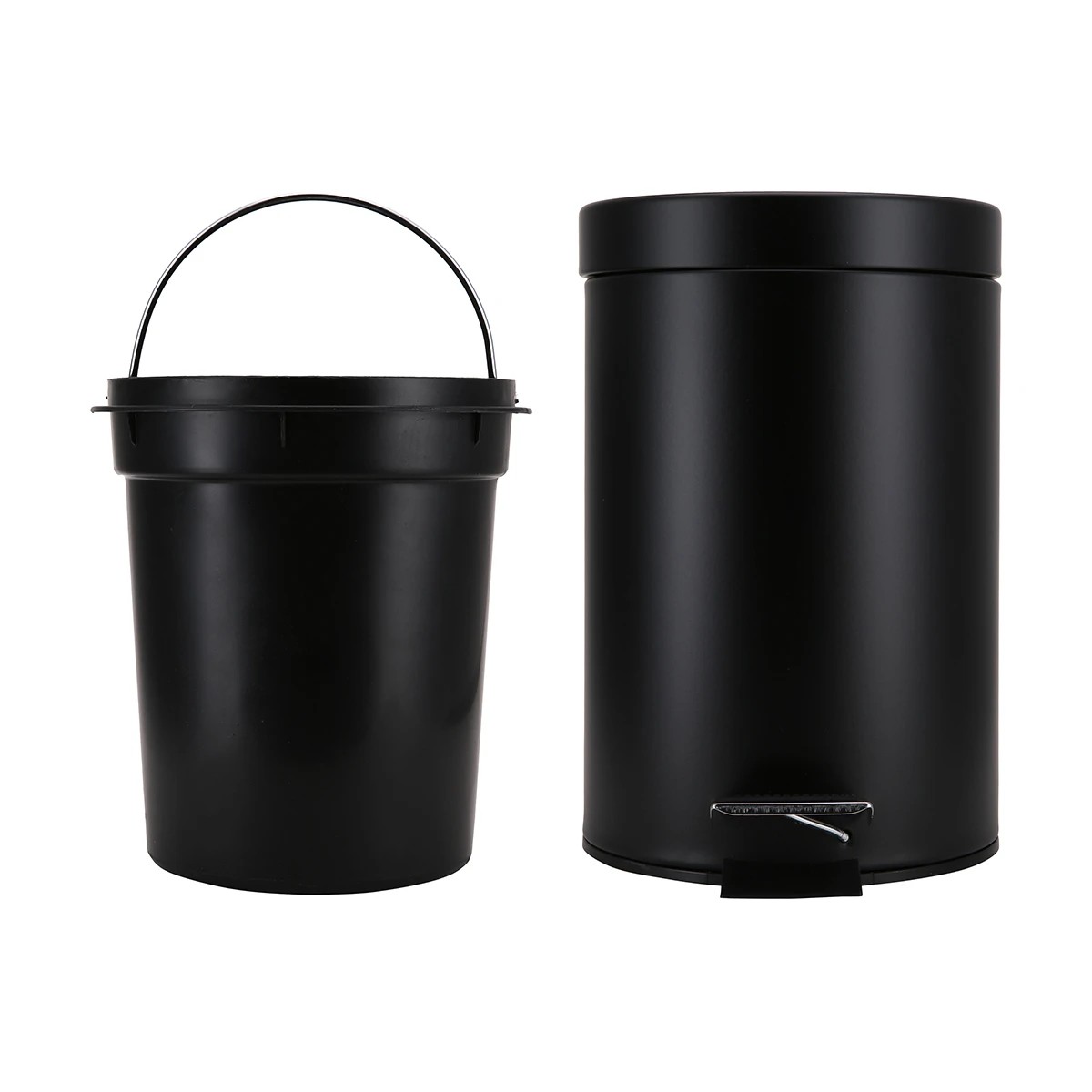 3 3L Rubbish Bin - Black, 3 of 4