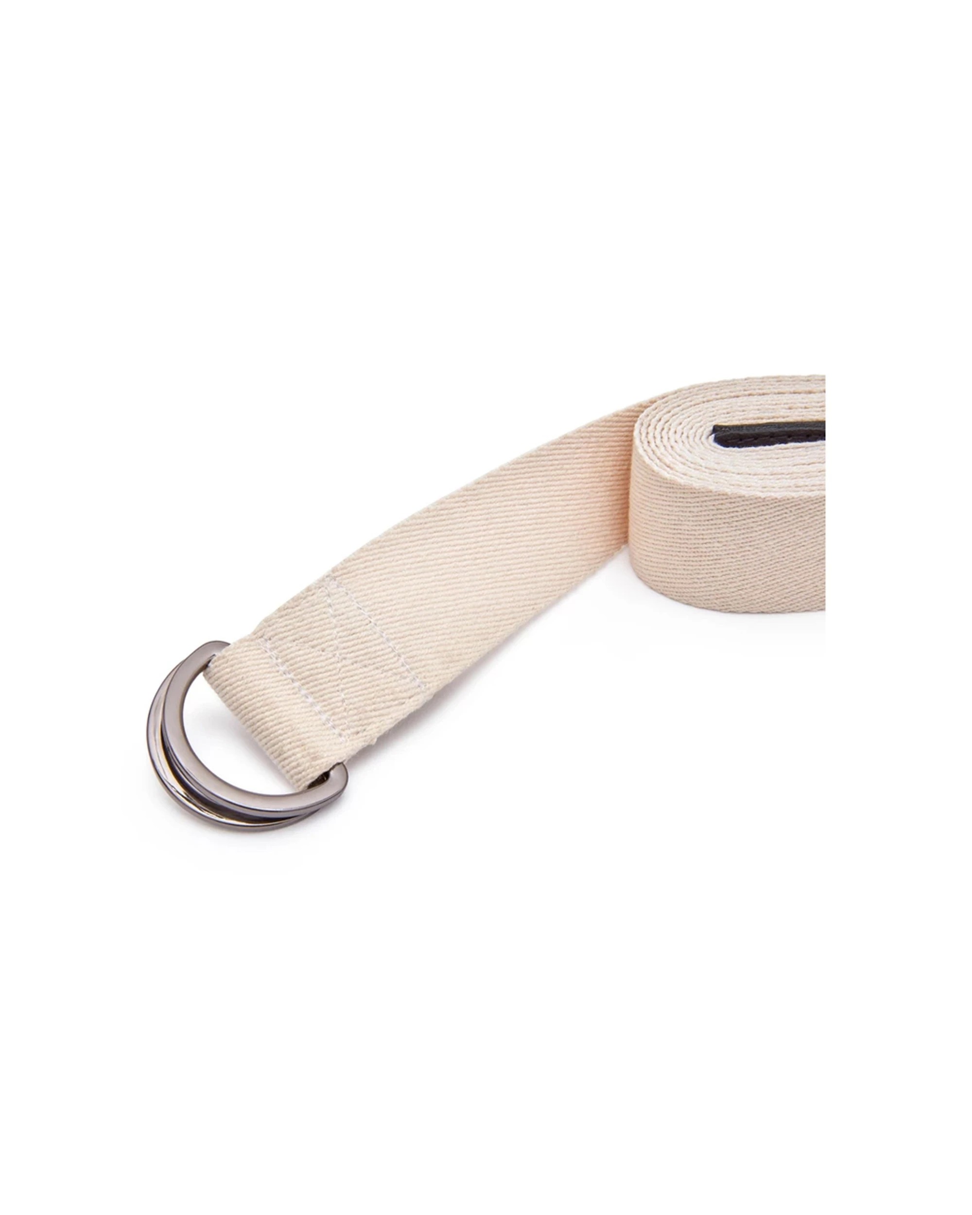 8 Adidas Premium Yoga Strap 2.5m Adjustable Woven Cotton With Metal D Buckle - Beige, 8 of 10