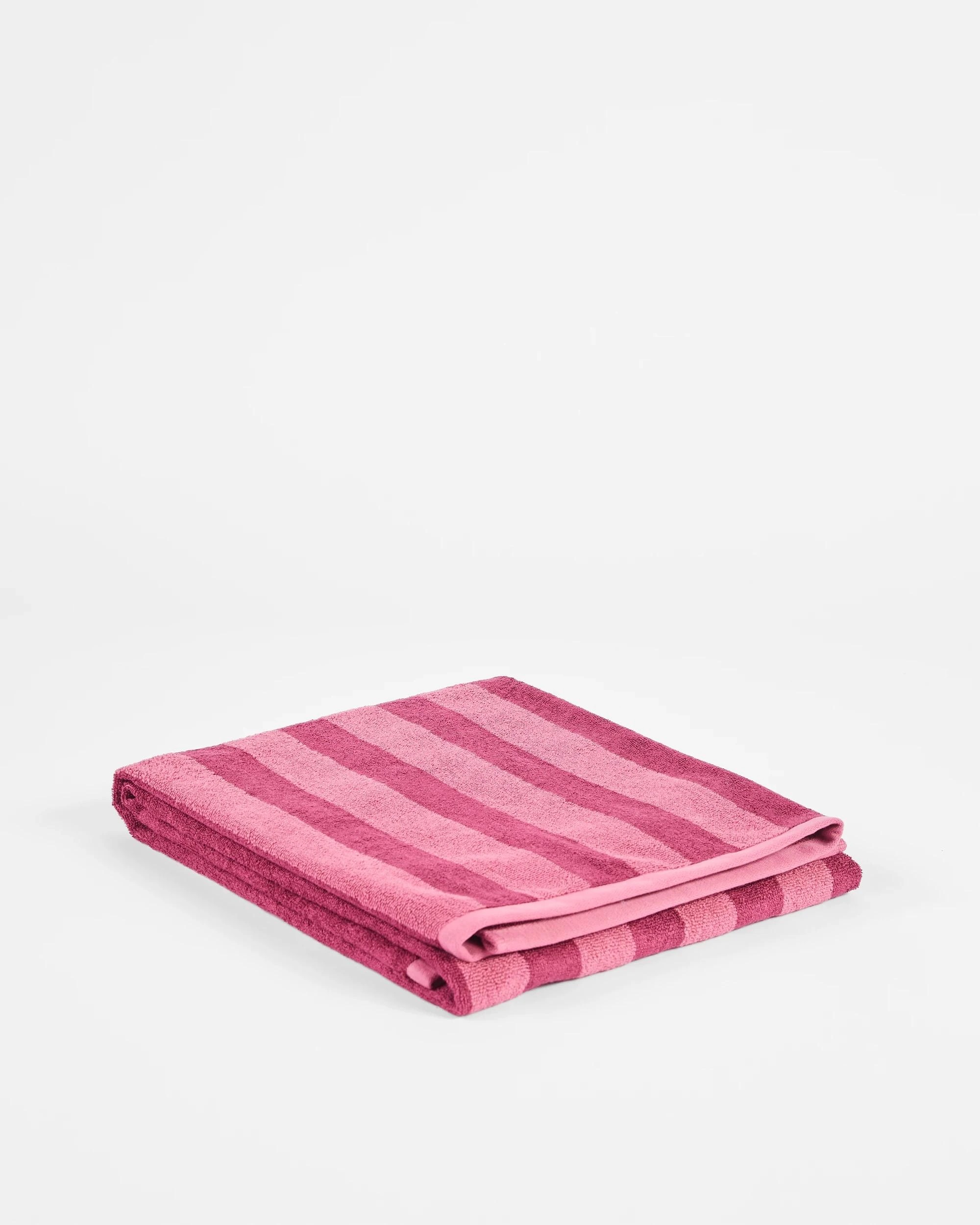 1 Target Australian Cotton Blend Logan Stripe Bath Sheet - Purple, 1 of 3