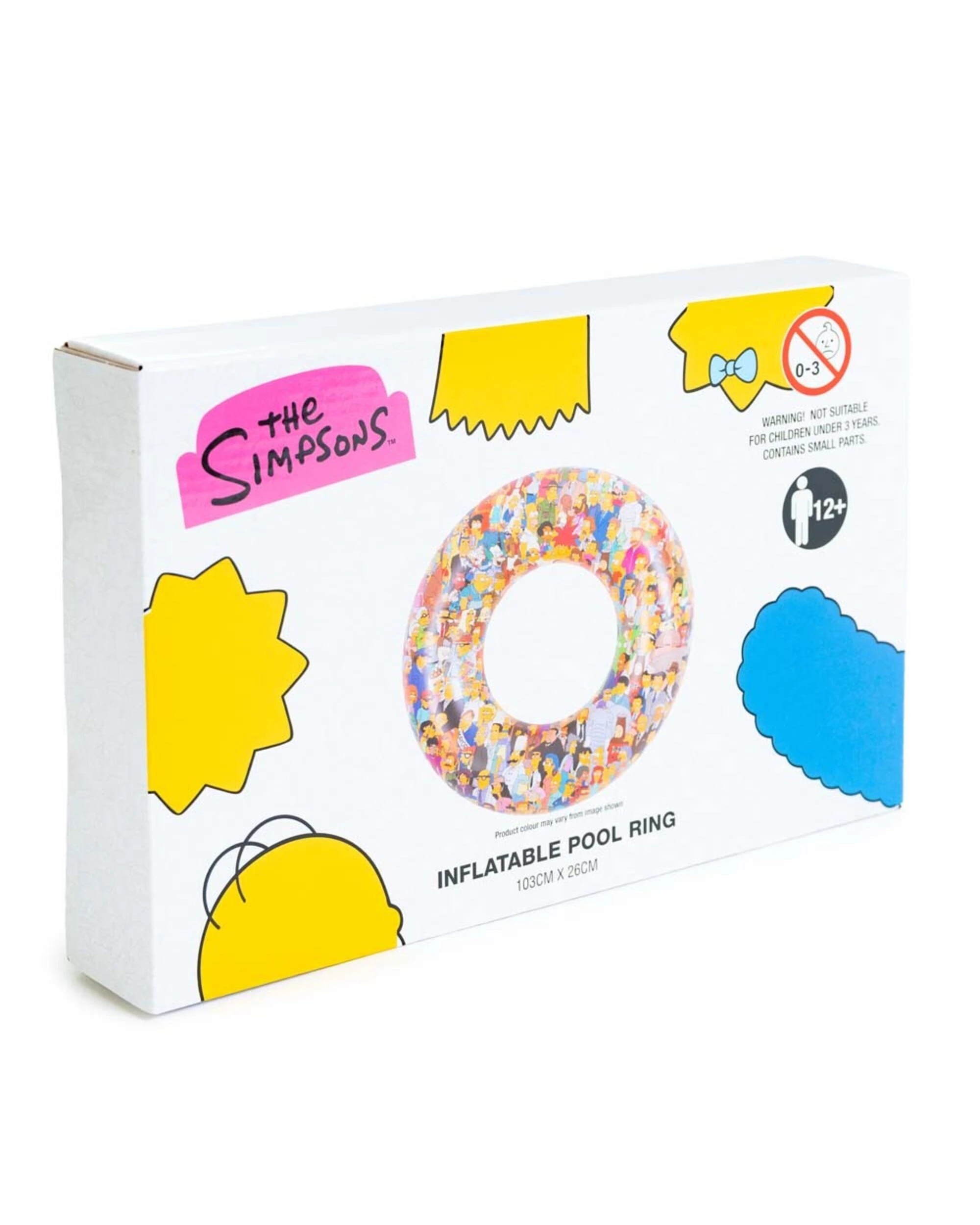 2 The Simpsons - Character All-Over-Print Inflatable Pool Ring, 2 of 2