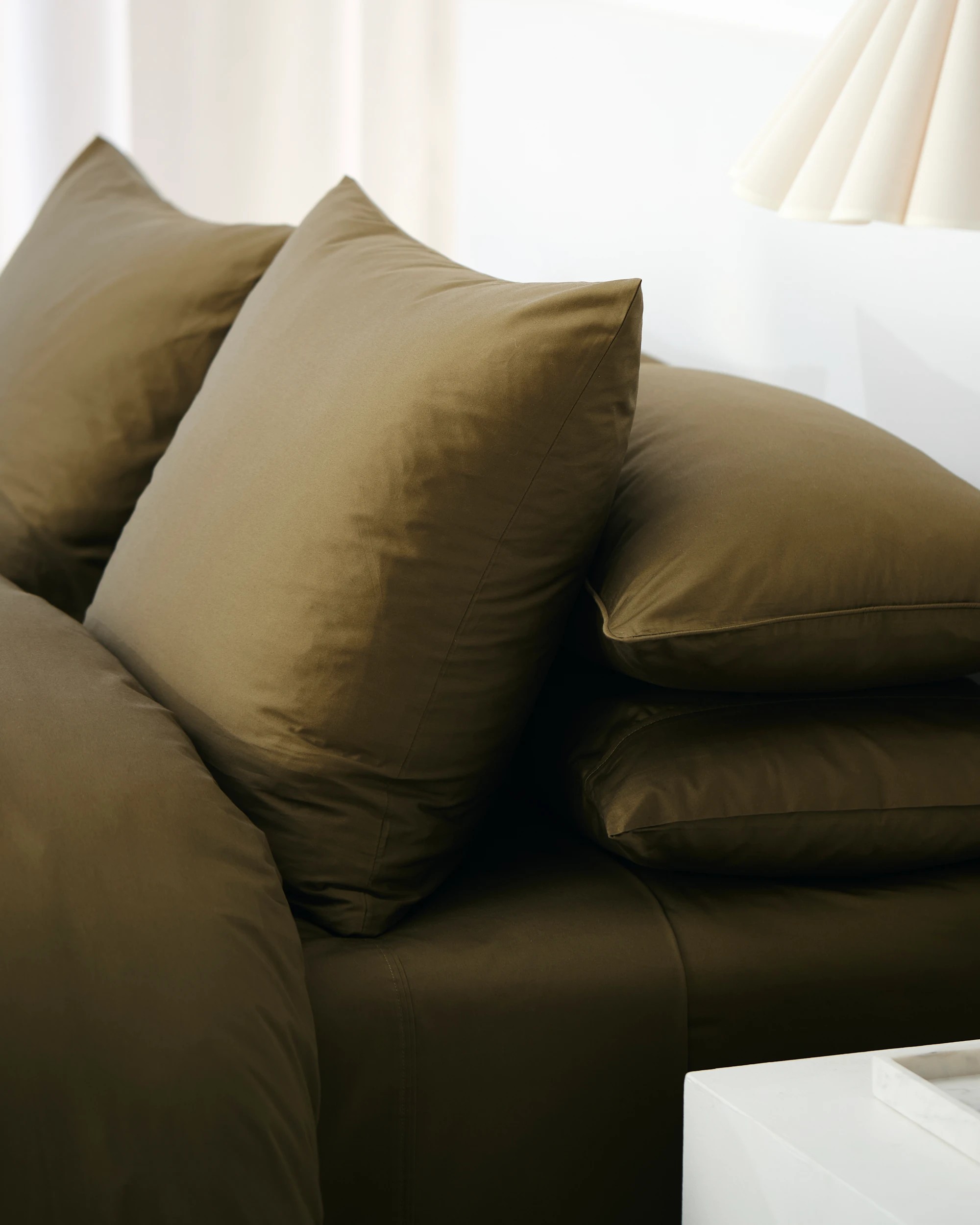 2 Target Luxury Egyptian Cotton Quilt Cover Set - King Bed - Green, 2 of 10