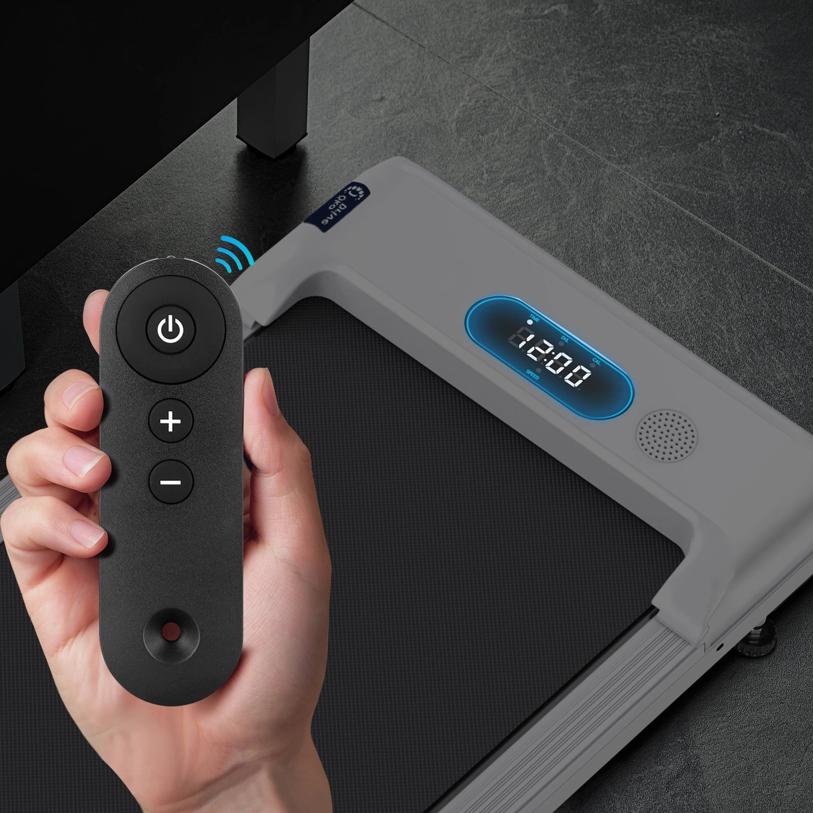 6 Black Lord Treadmill Walking Pad 38cm Belt - White, 6 of 9