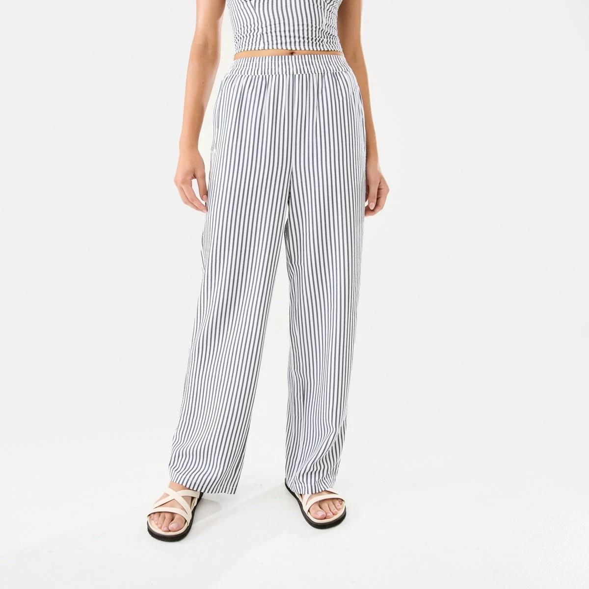 1 Relaxed Pants Navy Strp, 1 of 8