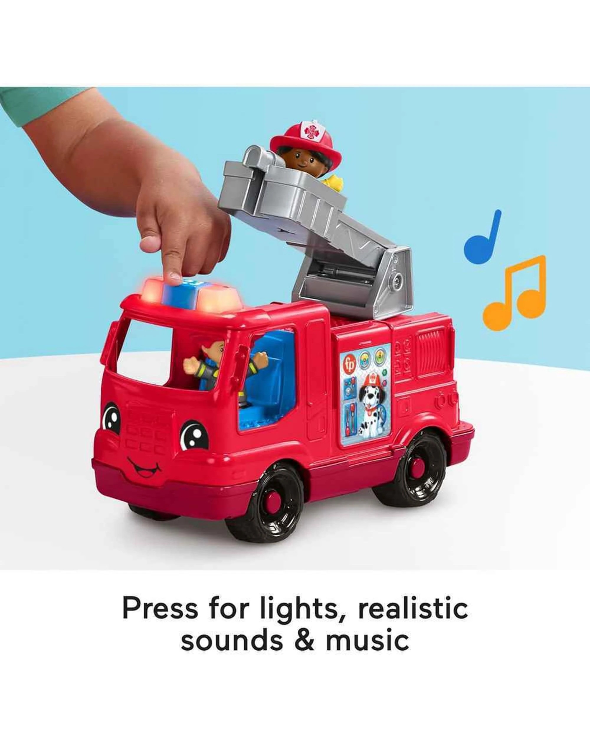 3 Fisher-Price Little People Fire Truck Playset, 3 of 7