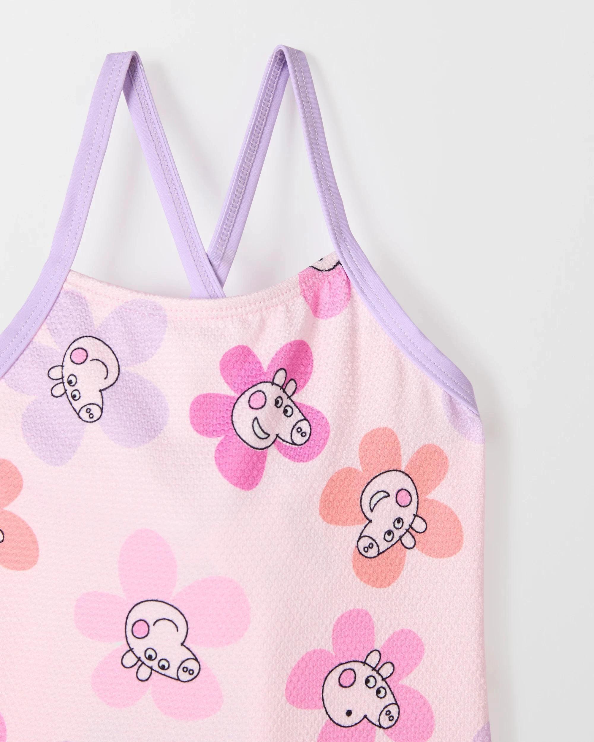 2 Peppa Pig One Piece Swimsuit MULTI, 2 of 3