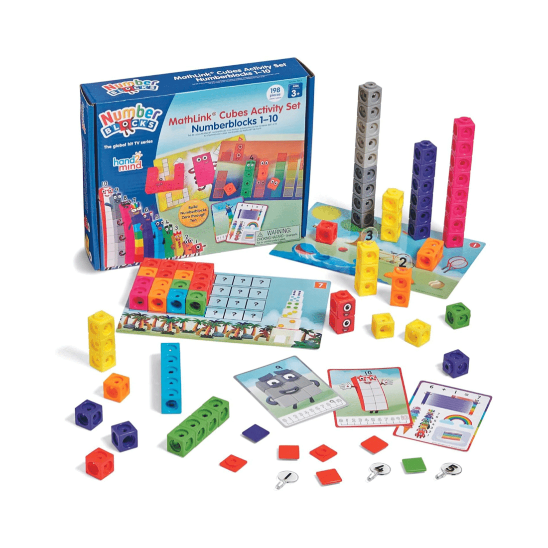 1 Hand2Mind Mathlink Cubes Numberblocks 1-10 Activity Set, 1 of 6