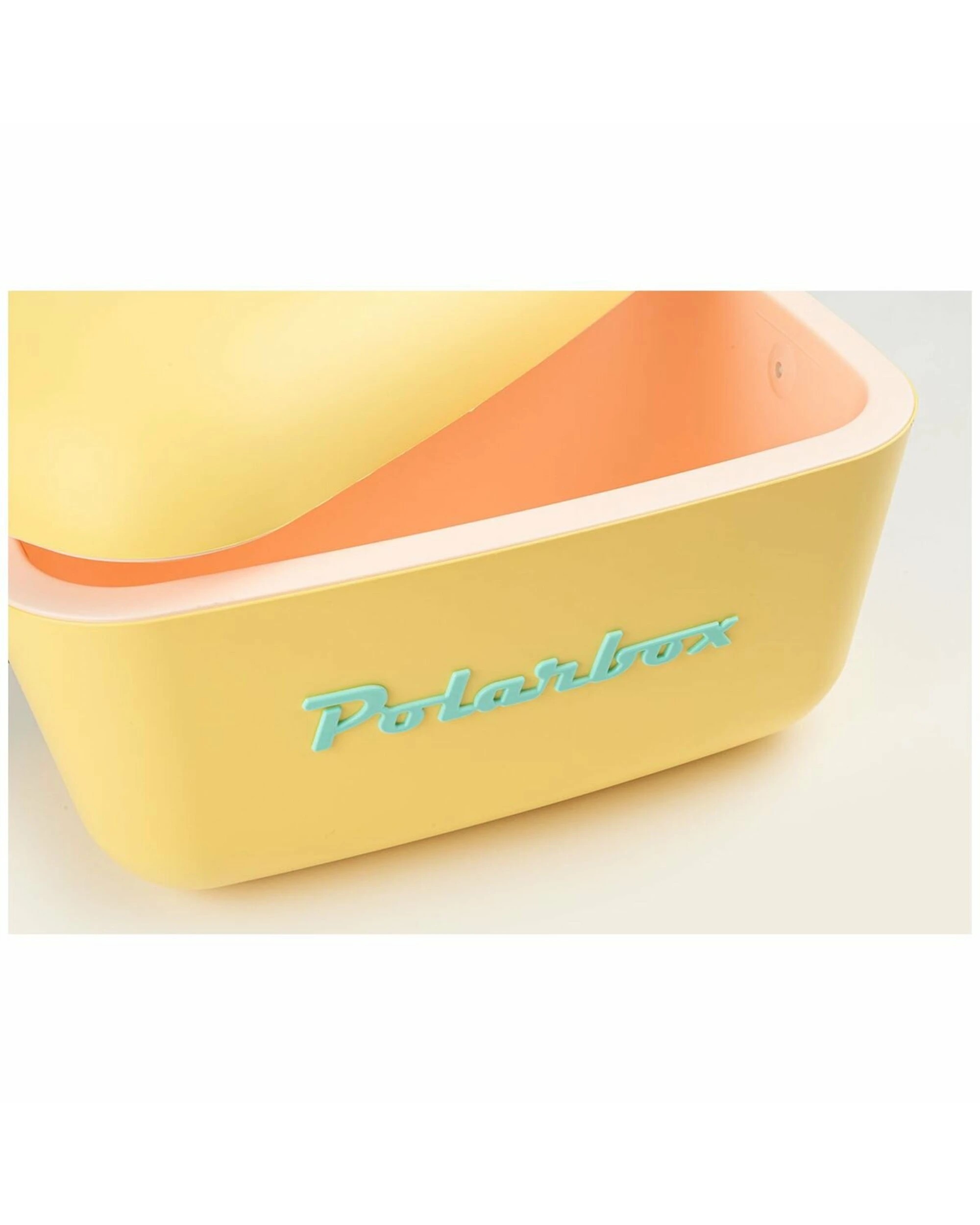 2 Polarbox Classic 20L Cooler Yellow with Cyan Logo, 2 of 3