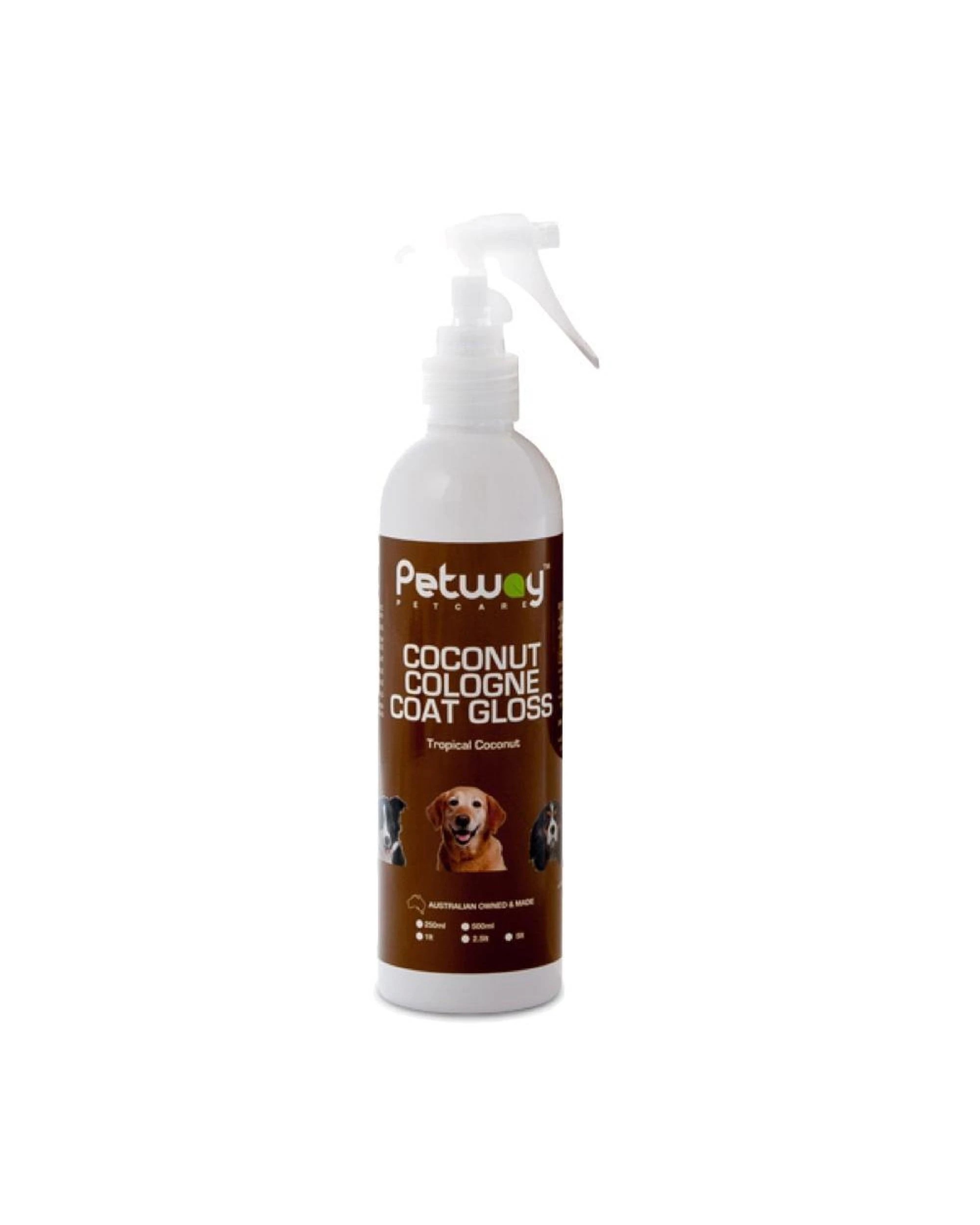 1 Petway Petcare Coconut Coat Gloss Dog Cologne Spray 250ml, 1 of 1