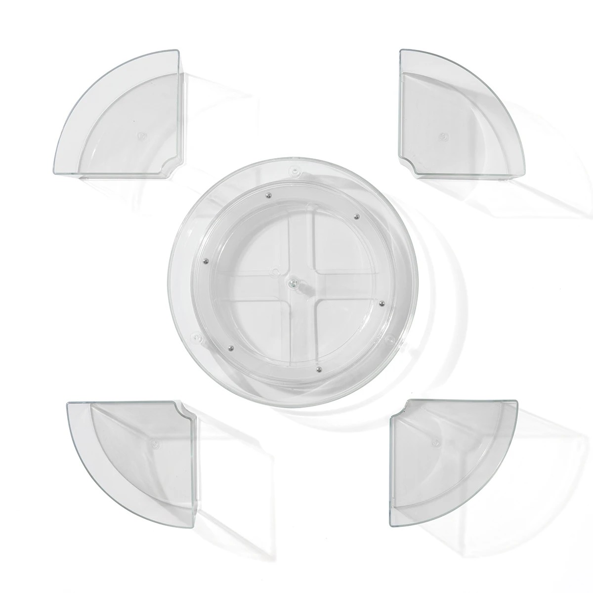 7 Plastic Turntable with Bins, 7 of 9